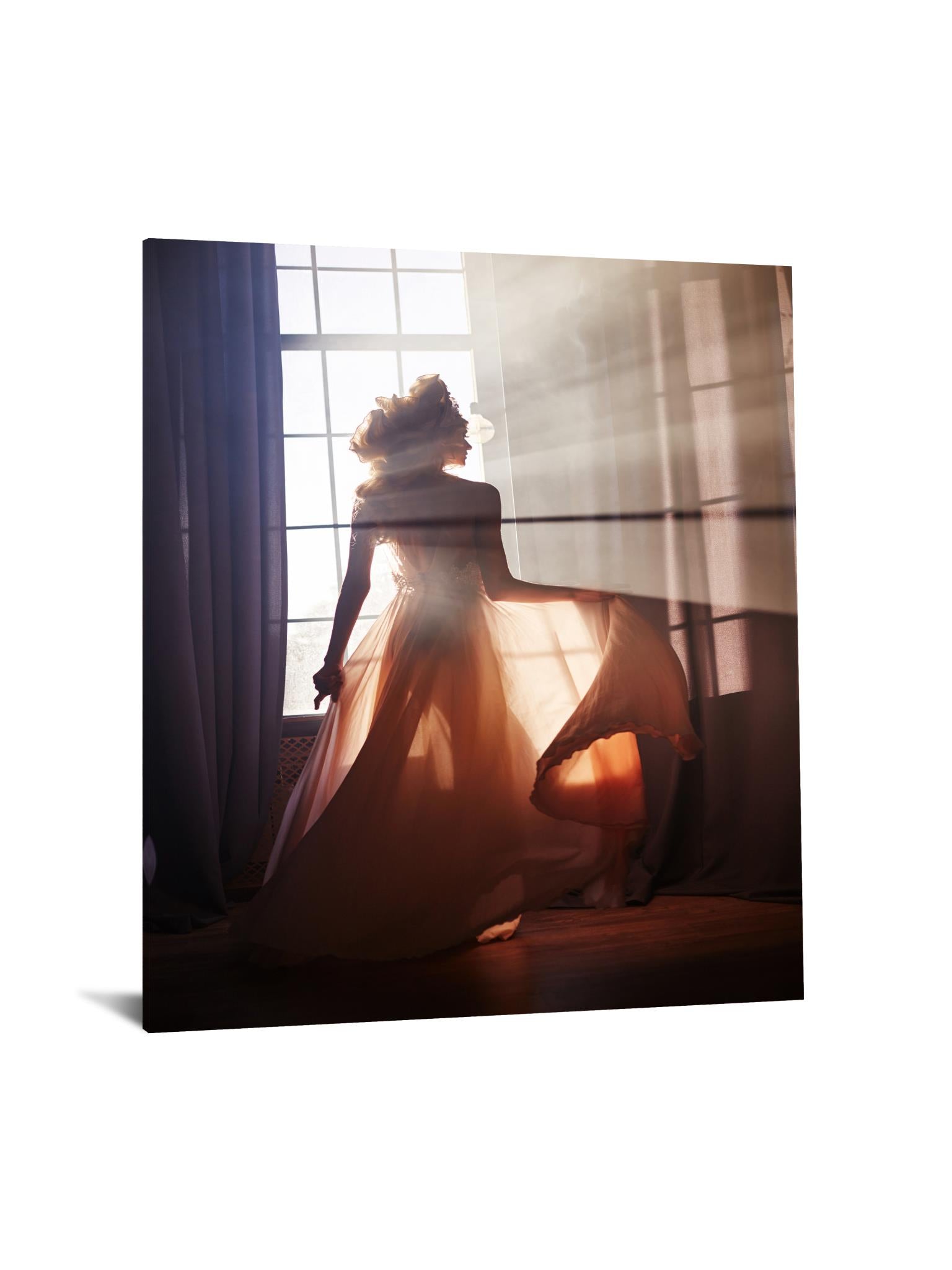 Temp Glass W/Foil -Rays Of A Woman Tempered Glass