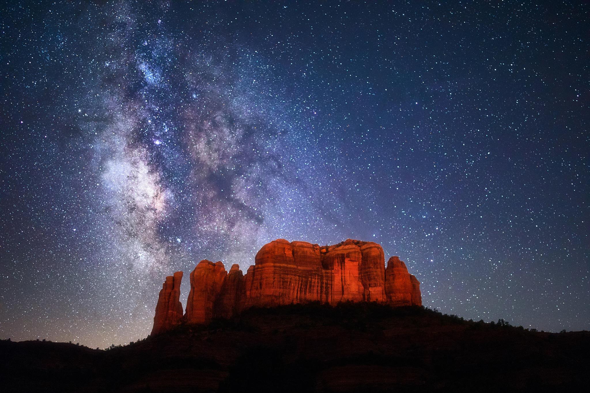 Temp Glass W/ Foil - Cathedral Rock Sedona Tempered Glass