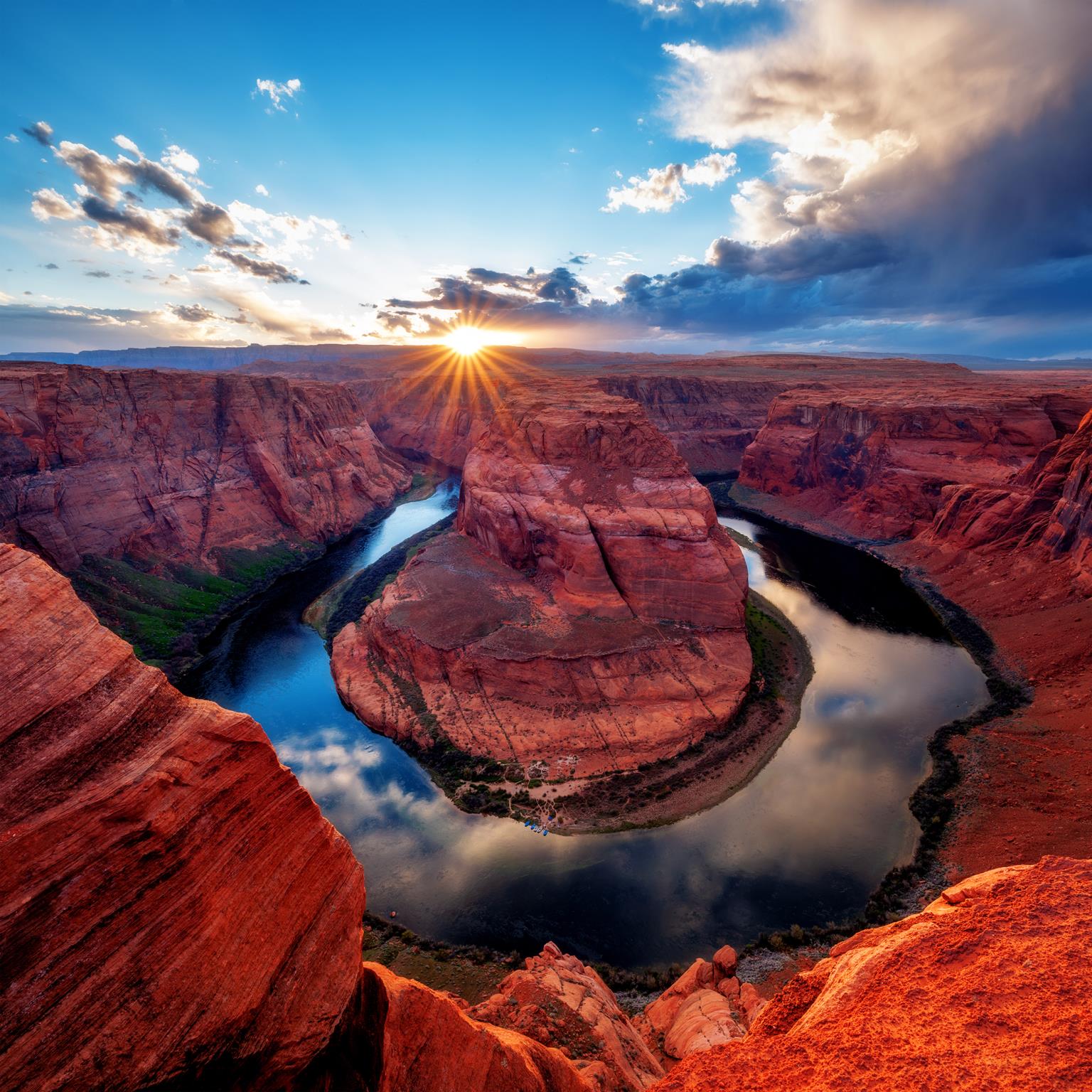 Temp Glass W/ Foil - Horseshoe Bend Tempered Glass