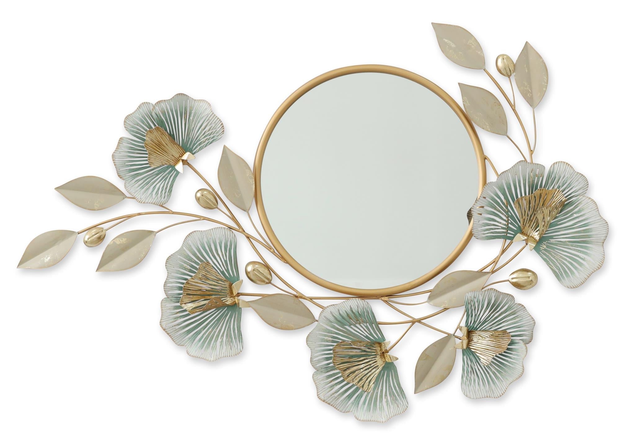 Metal Wall Mirror Mixed Media