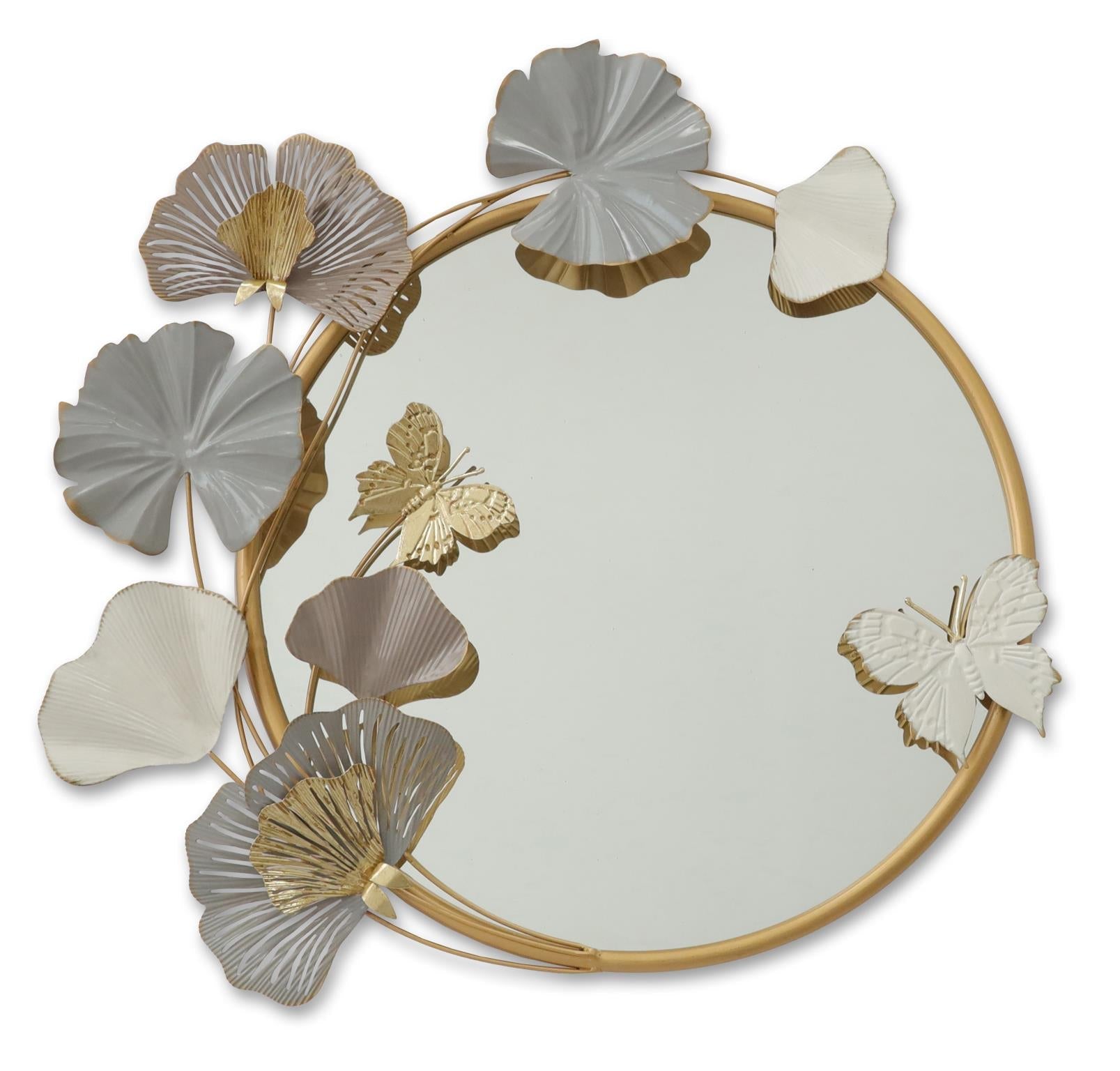 Metal Wall Mirror Mixed Media
