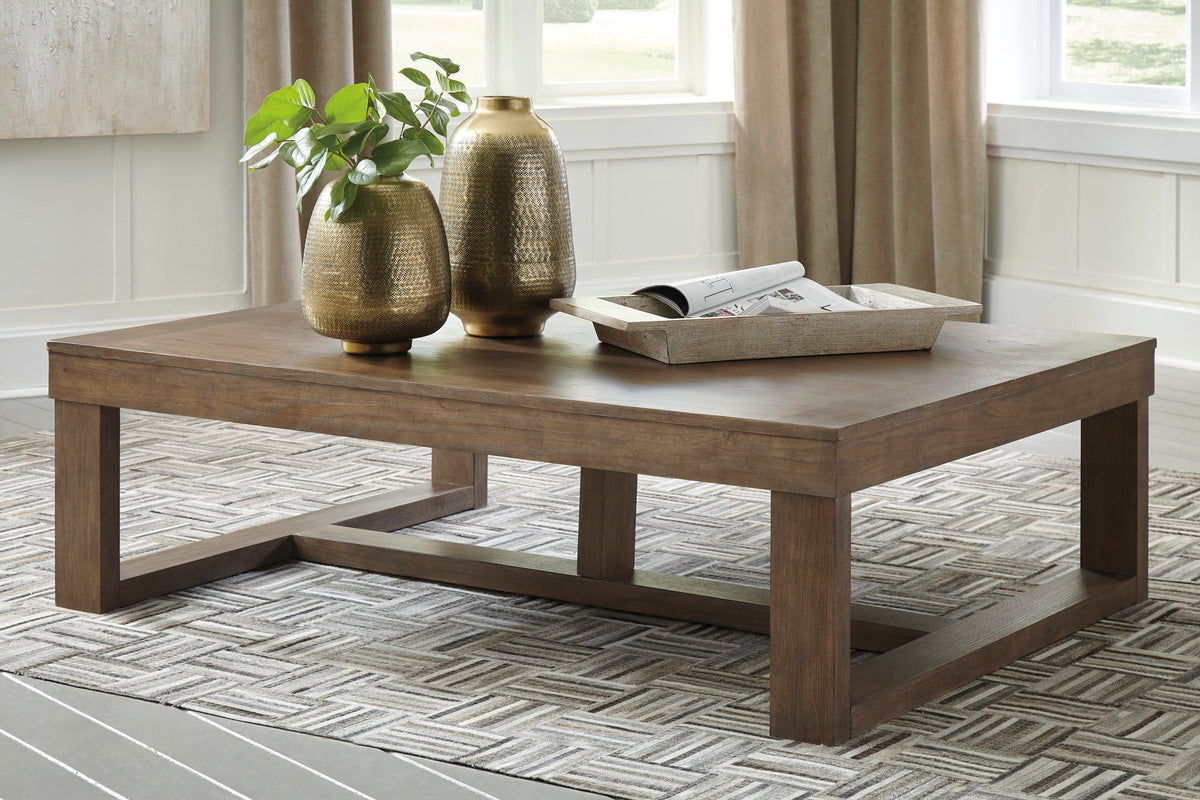 Cariton Gray Oversized Cocktail Table