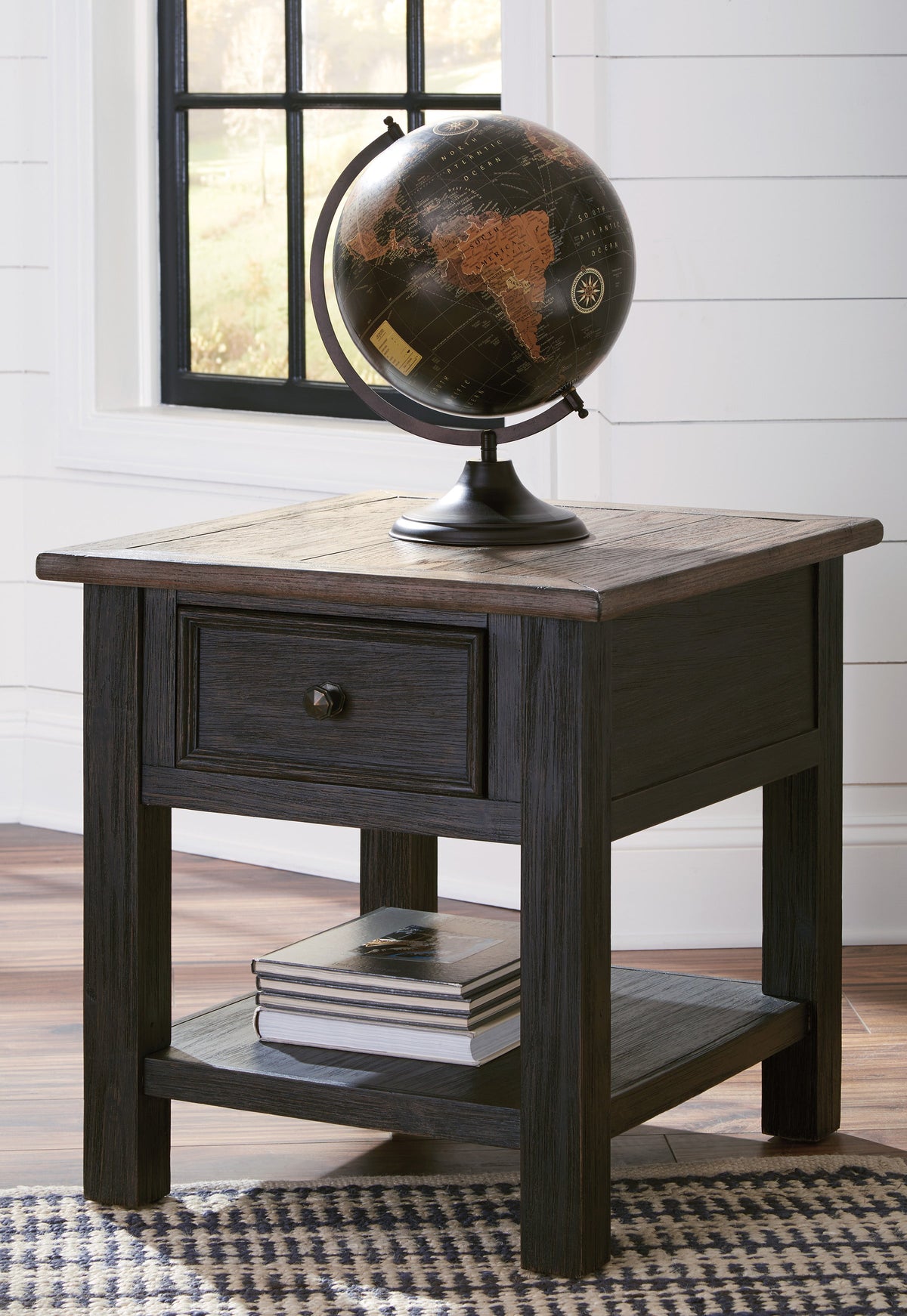 Tyler Creek Lift-Top Cocktail Table — Storage Drawers