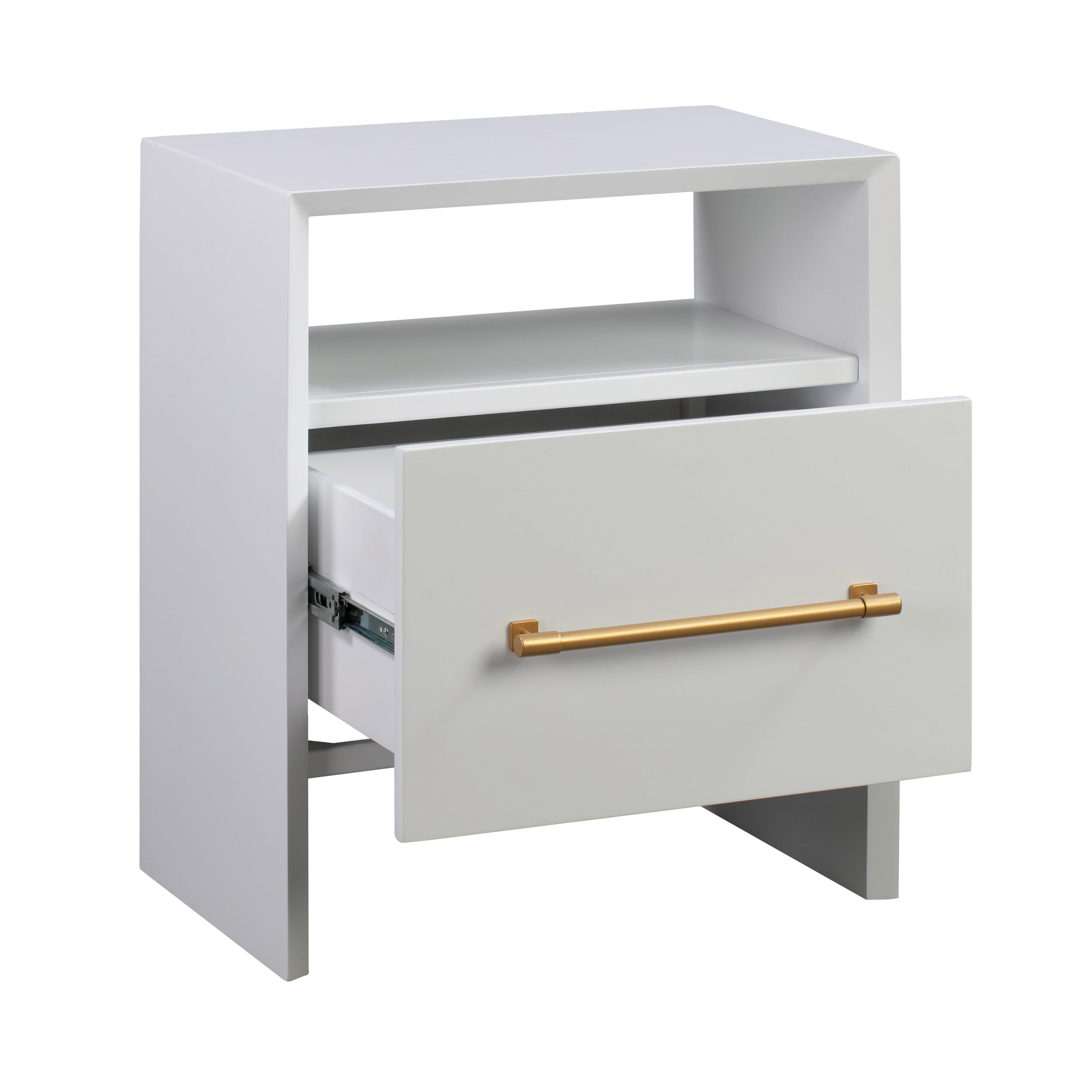 Libre White Nightstand - UK