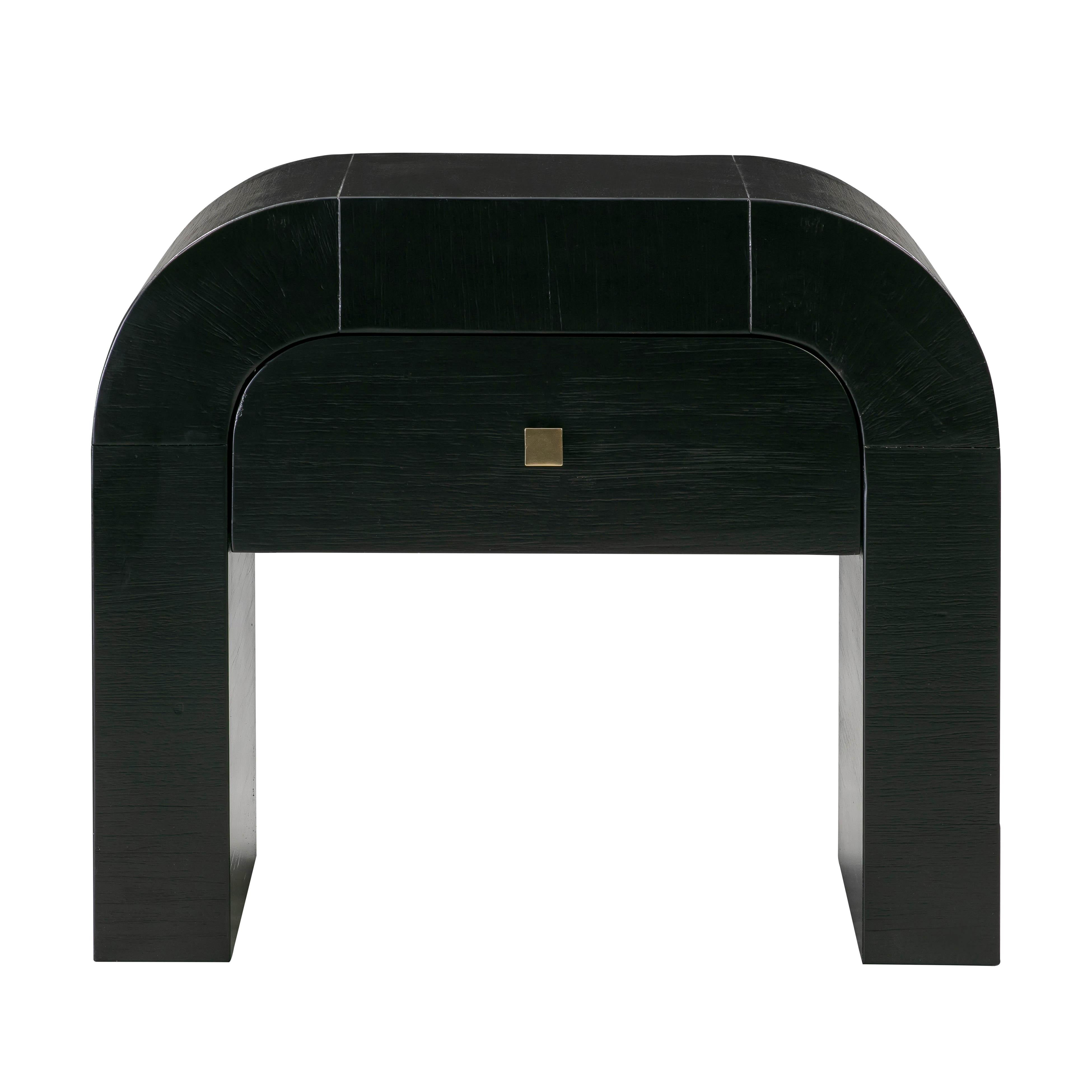 Hump Black Nightstand - UK