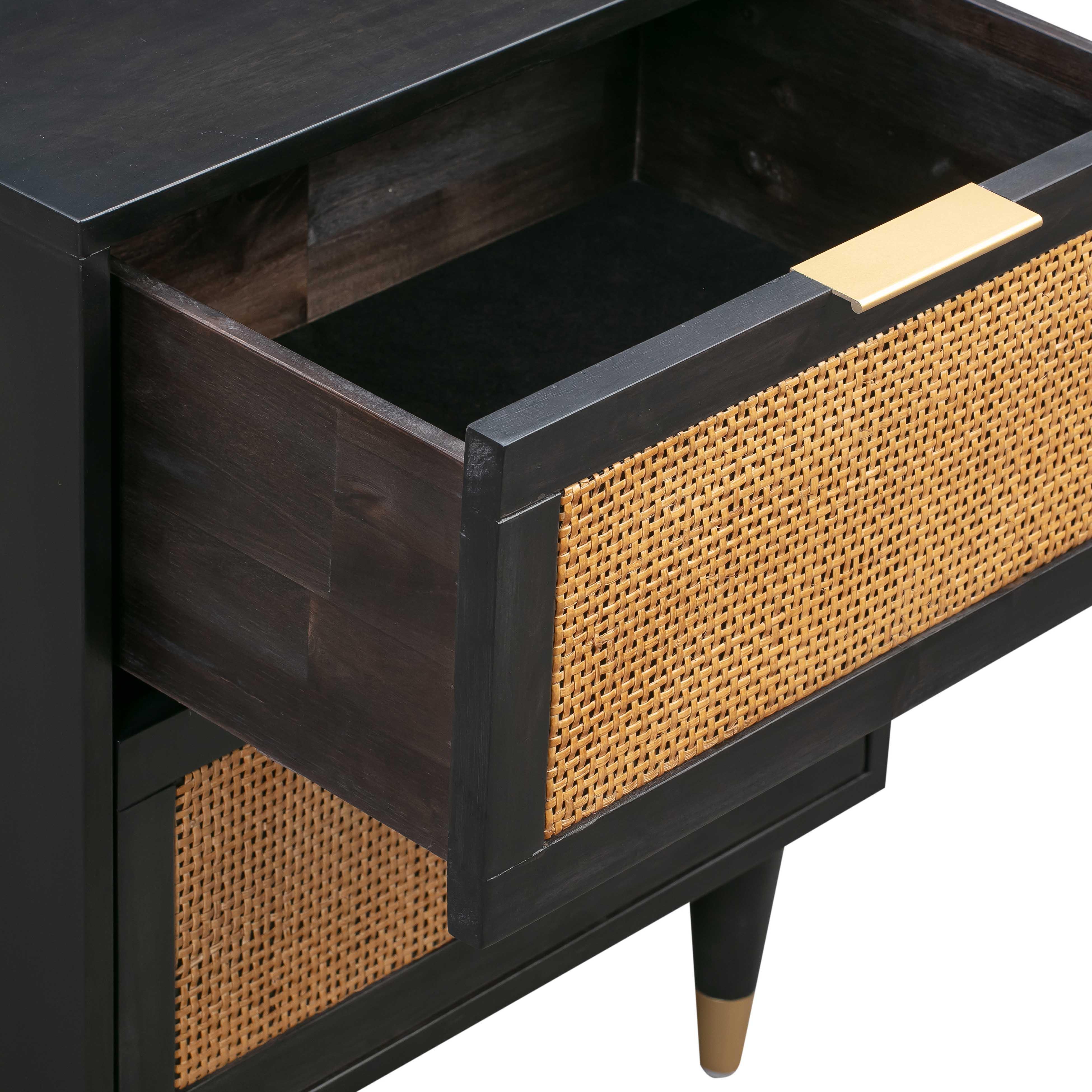 Sierra Noir Nightstand - UK