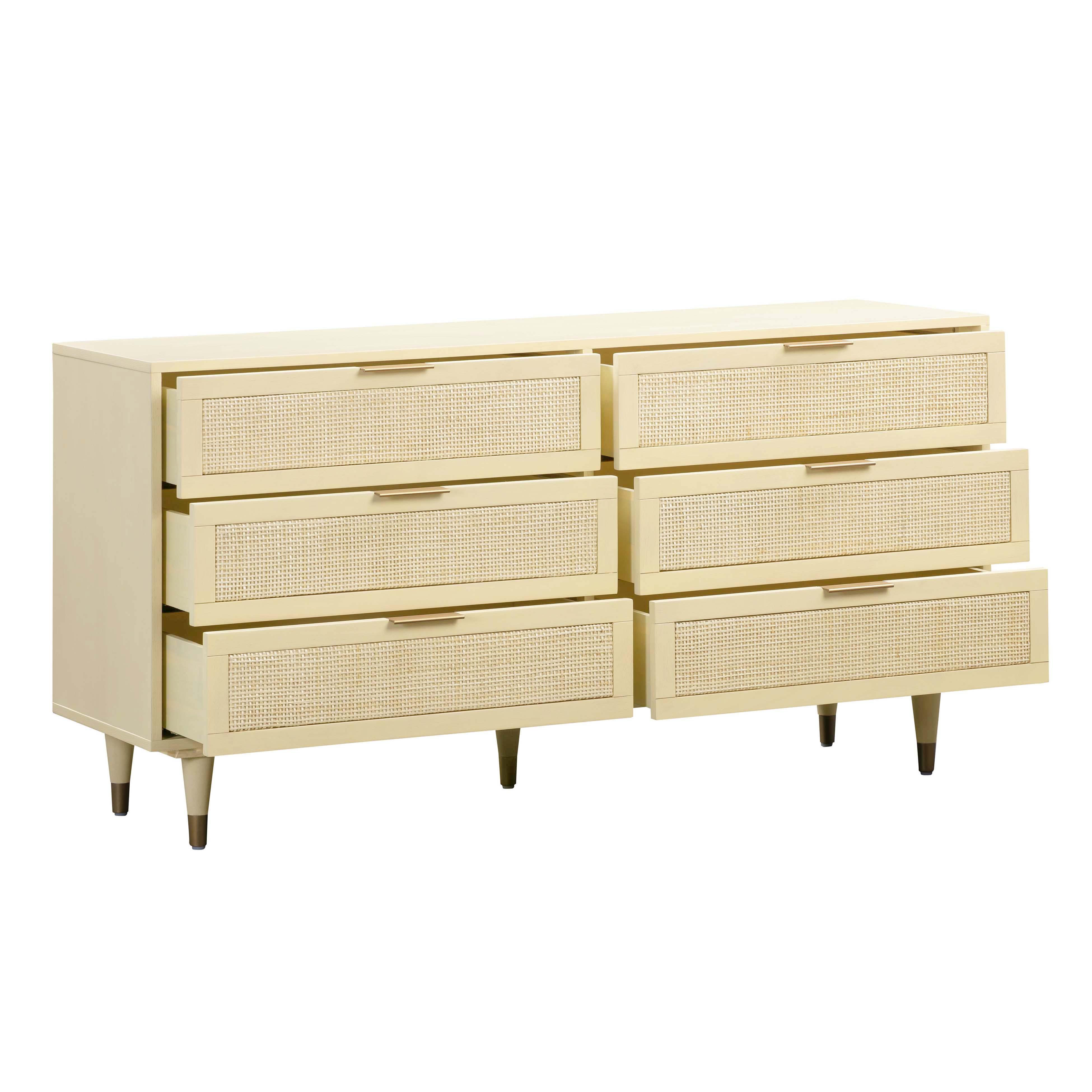 Sierra Buttermilk 6 Drawer Dresser