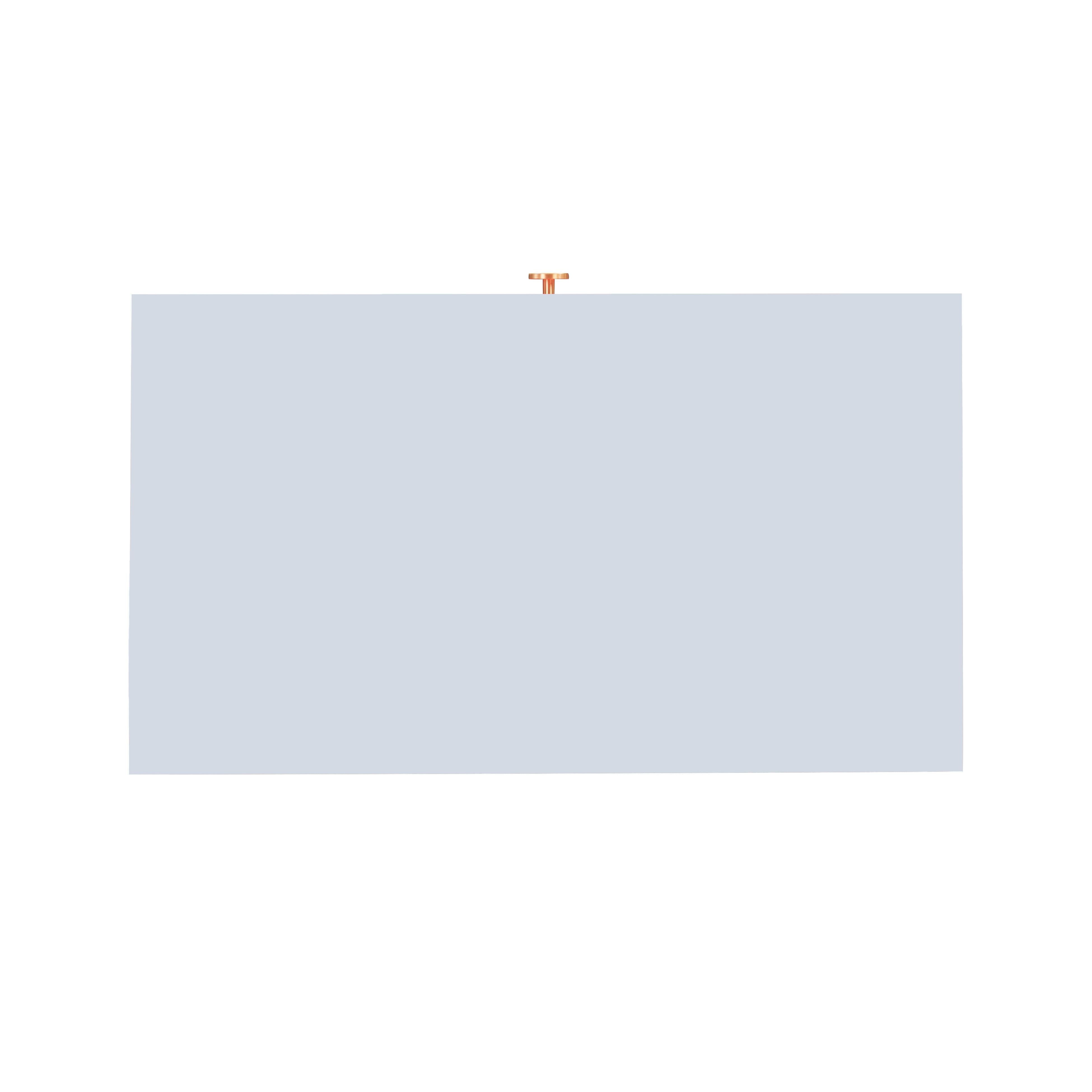 Suzie Pastel Blue & Rattan Nightstand