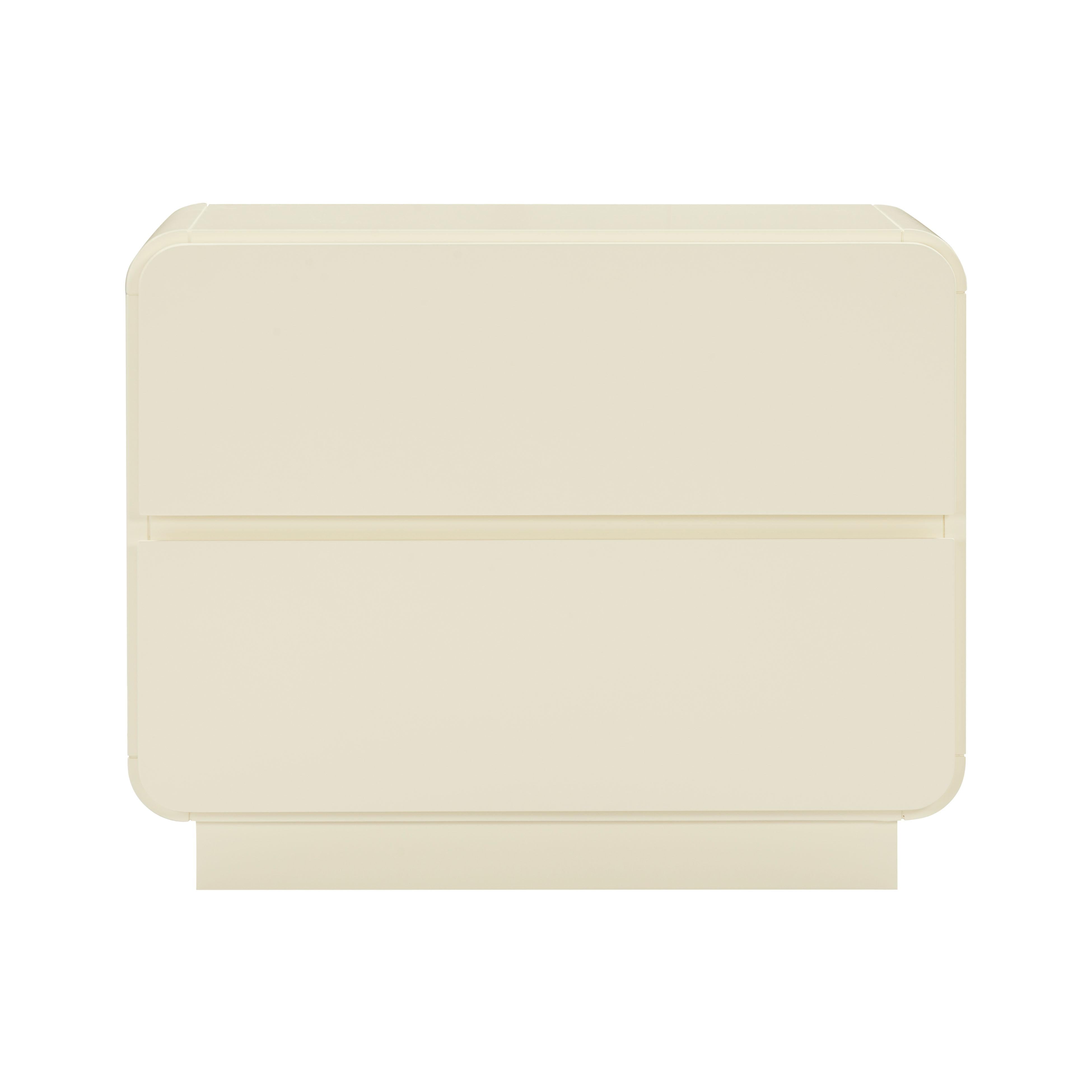 Sagura Cream Nightstand - UK