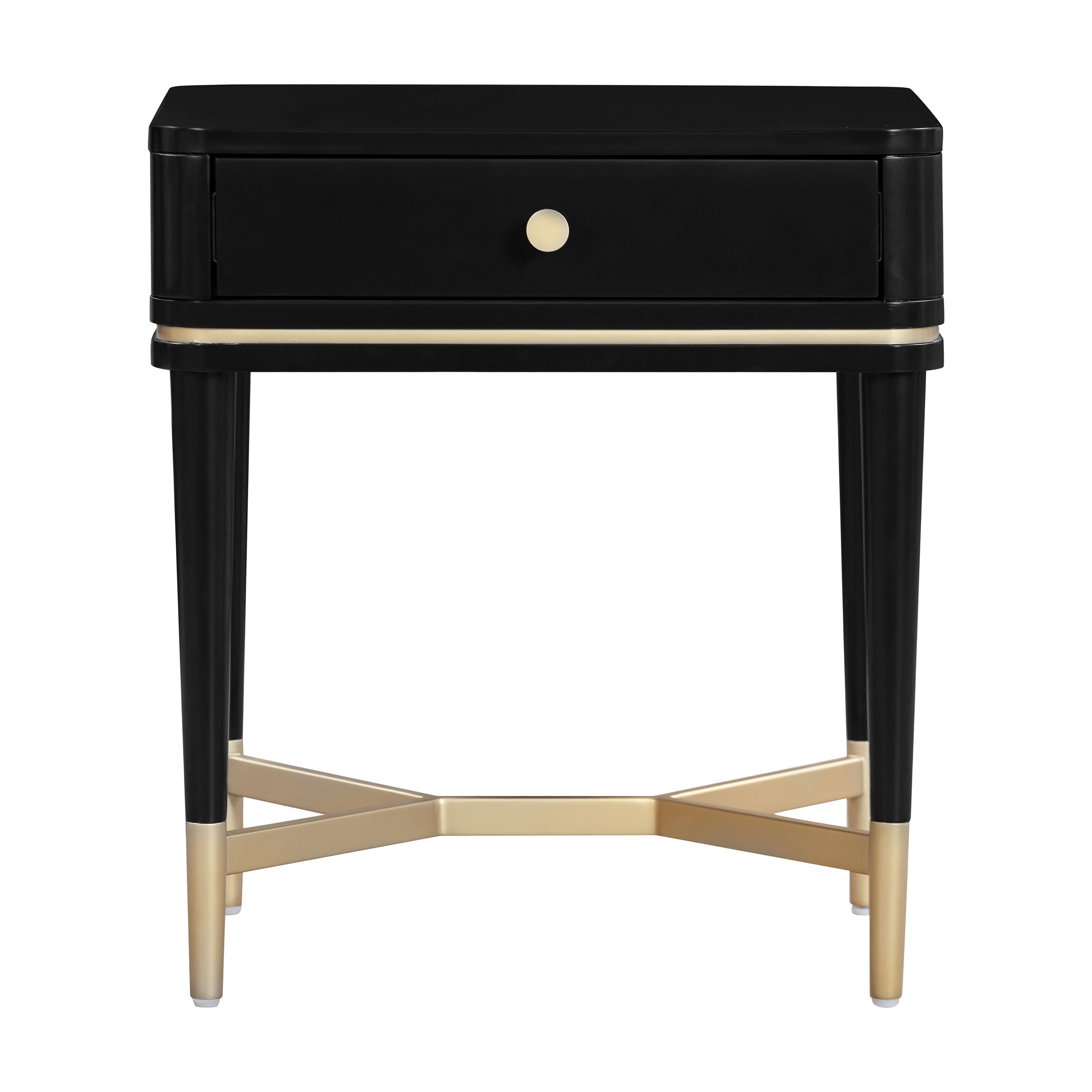 Julieta Black Nightstand - UK