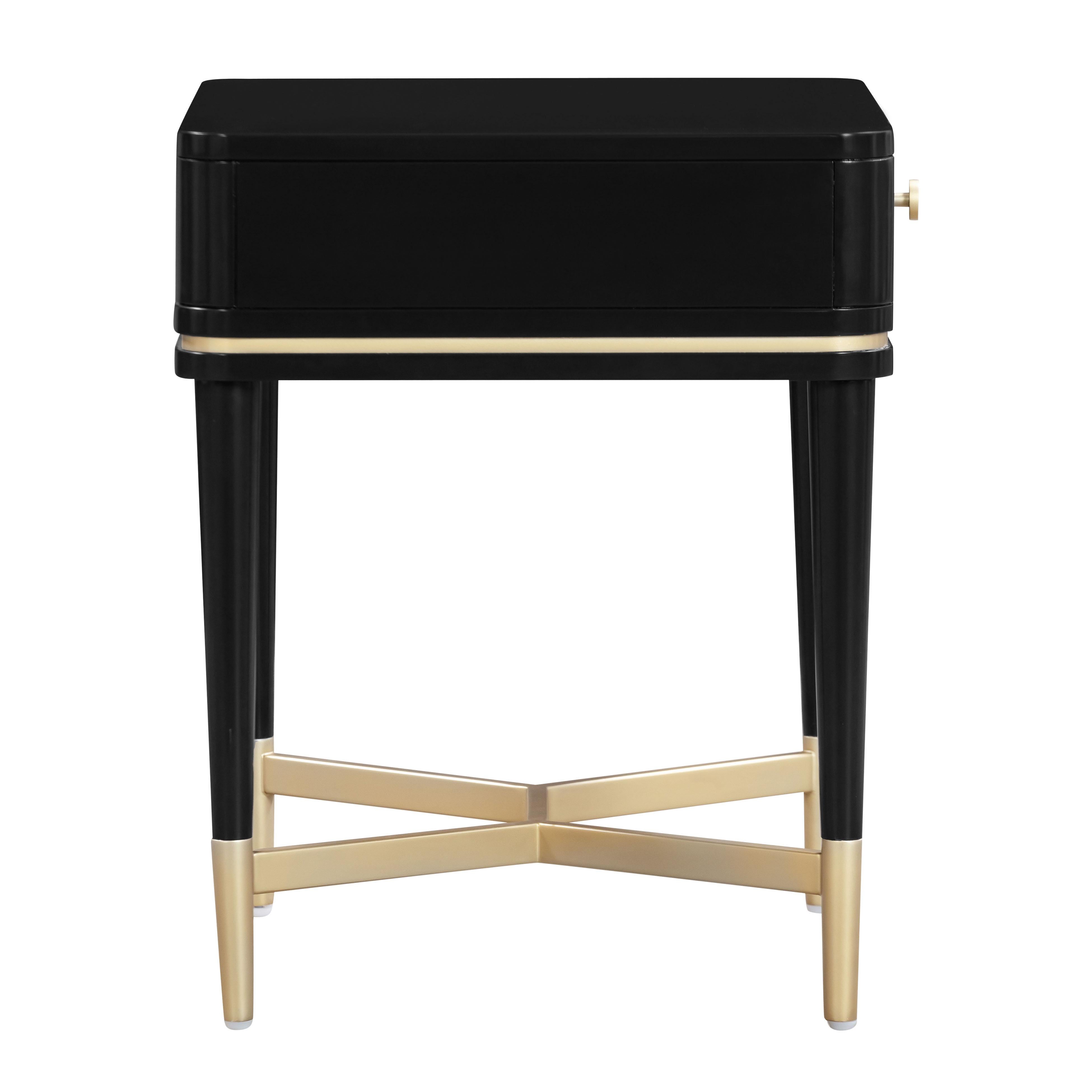 Julieta Black Nightstand - UK