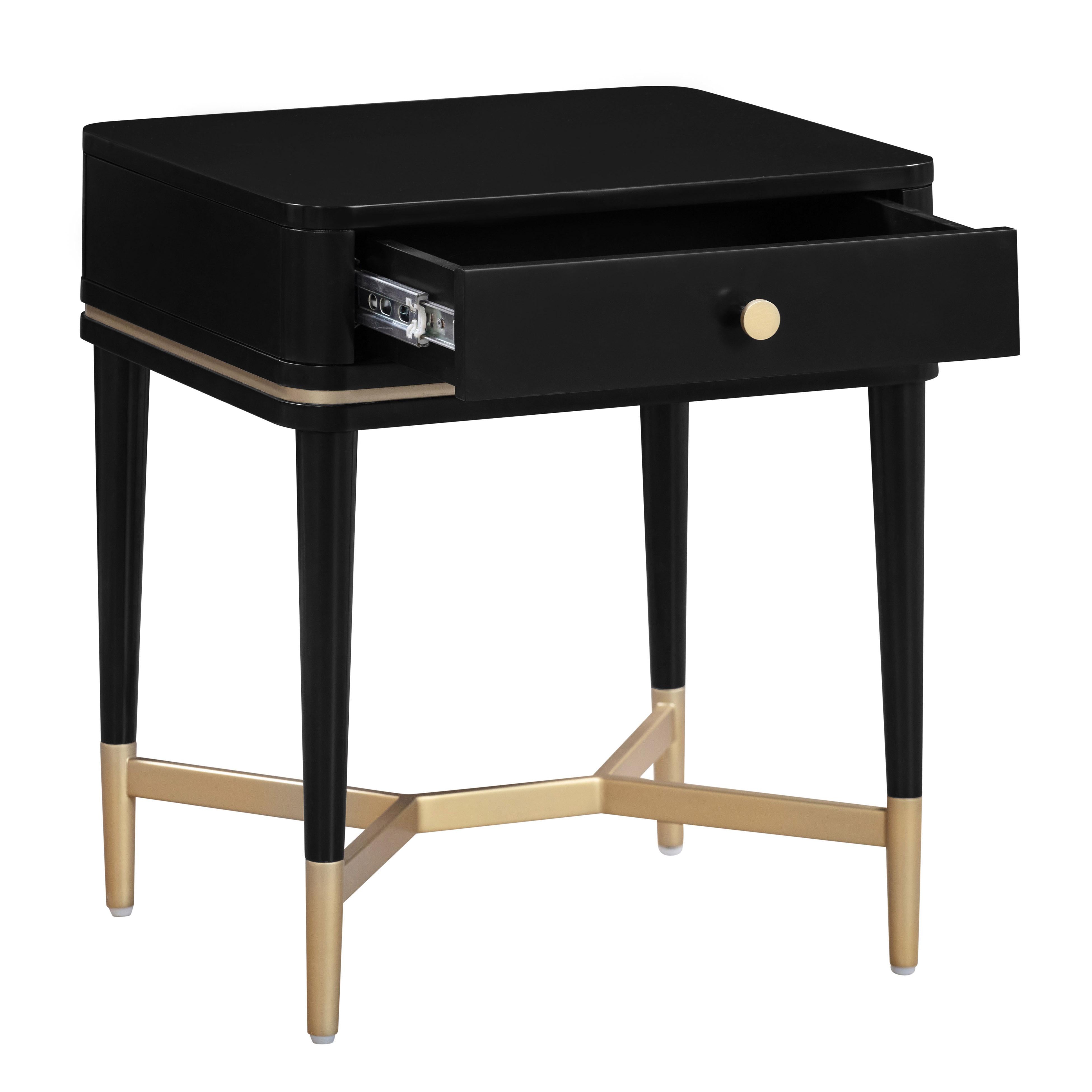 Julieta Black Nightstand - UK