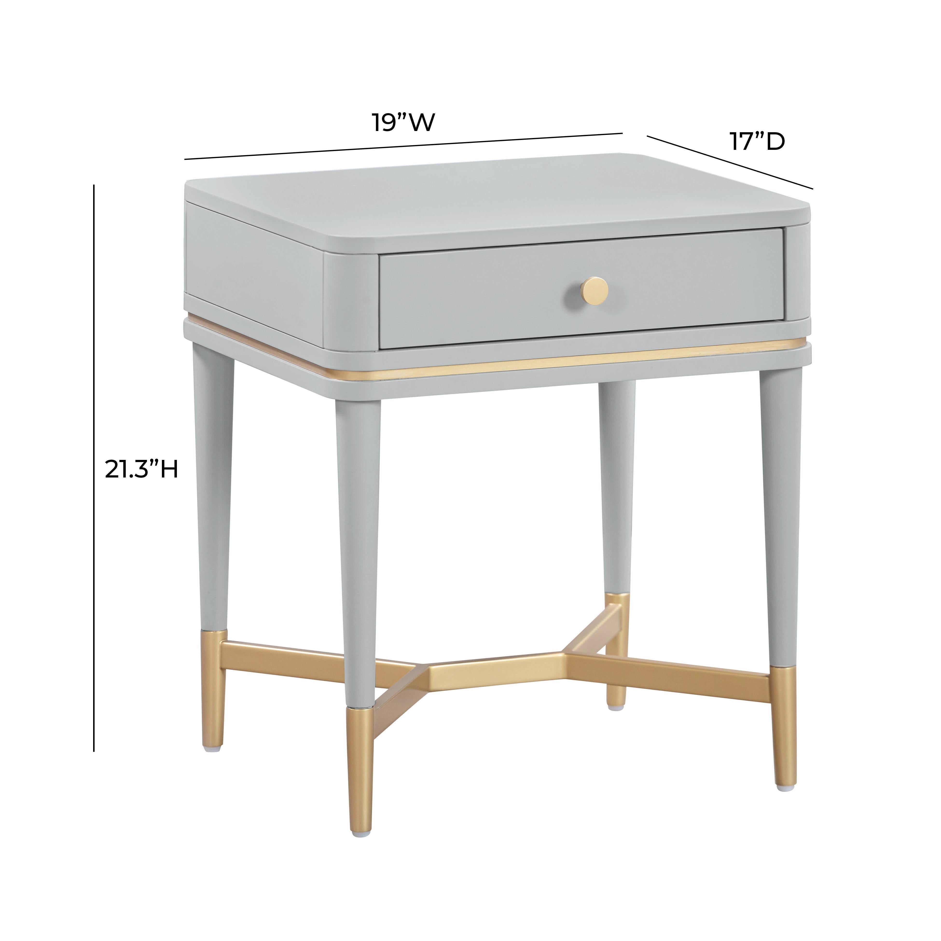 Julieta Grey Nightstand