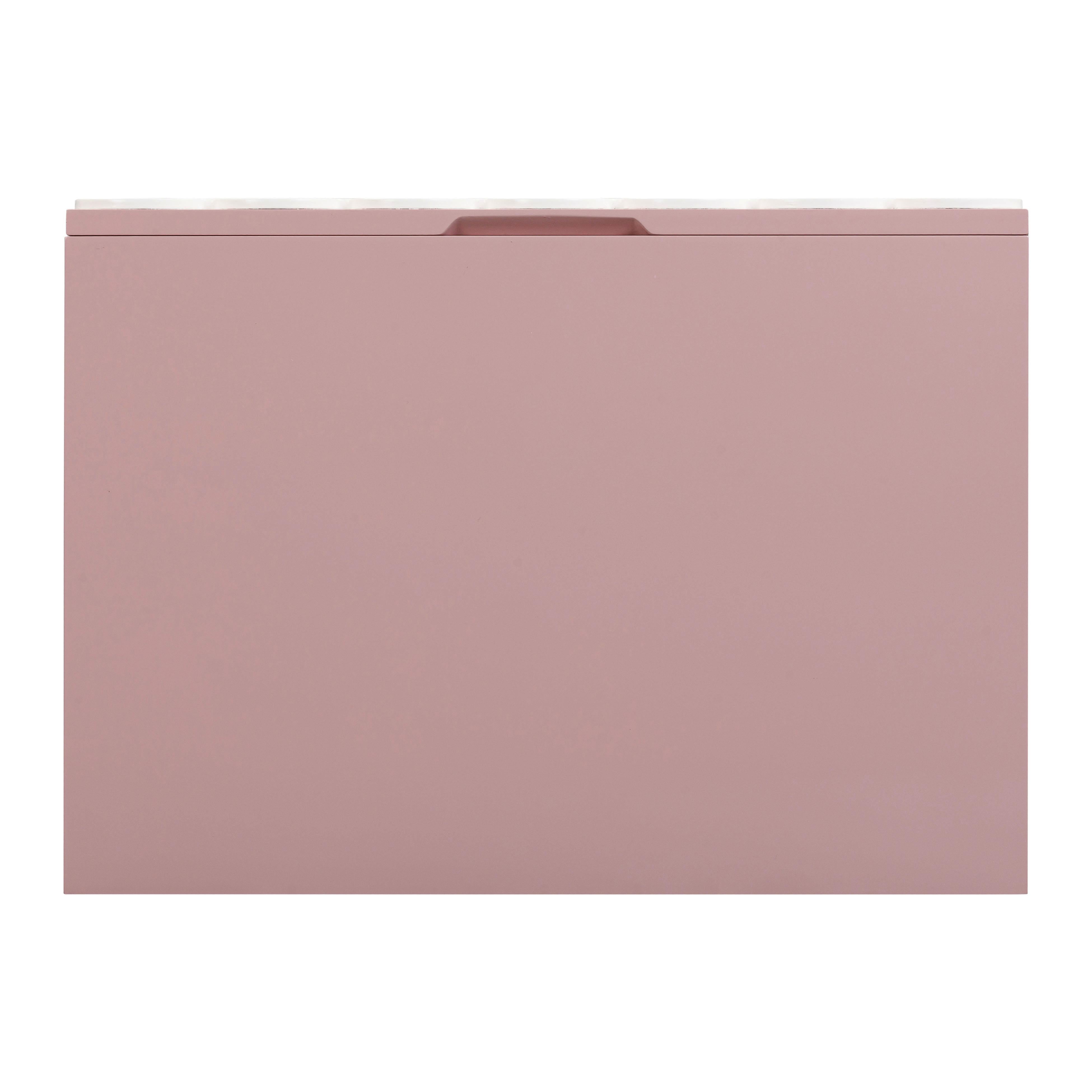 Tori Motif Mauve Nightstand