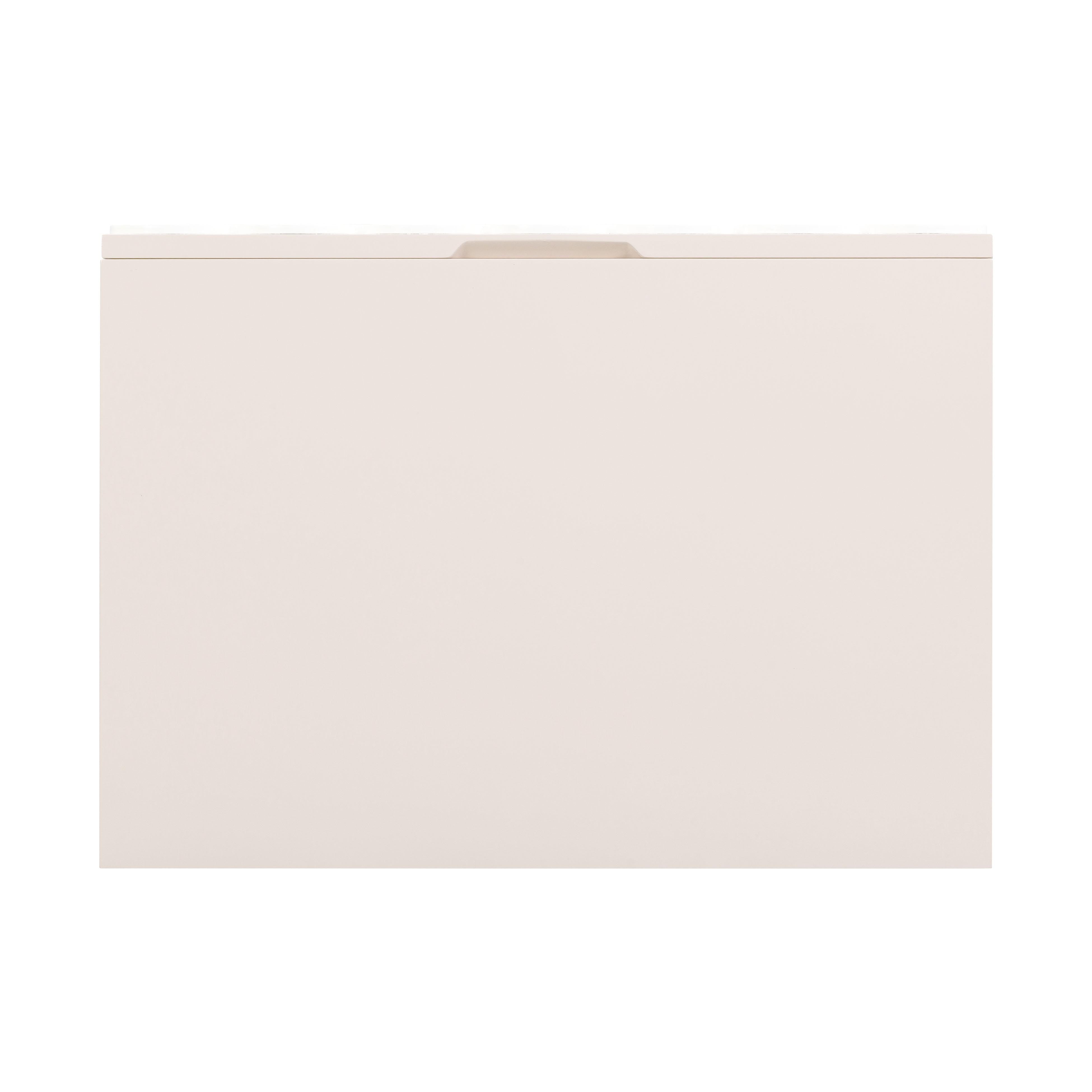 Tori Motif Taupe Nightstand - UK