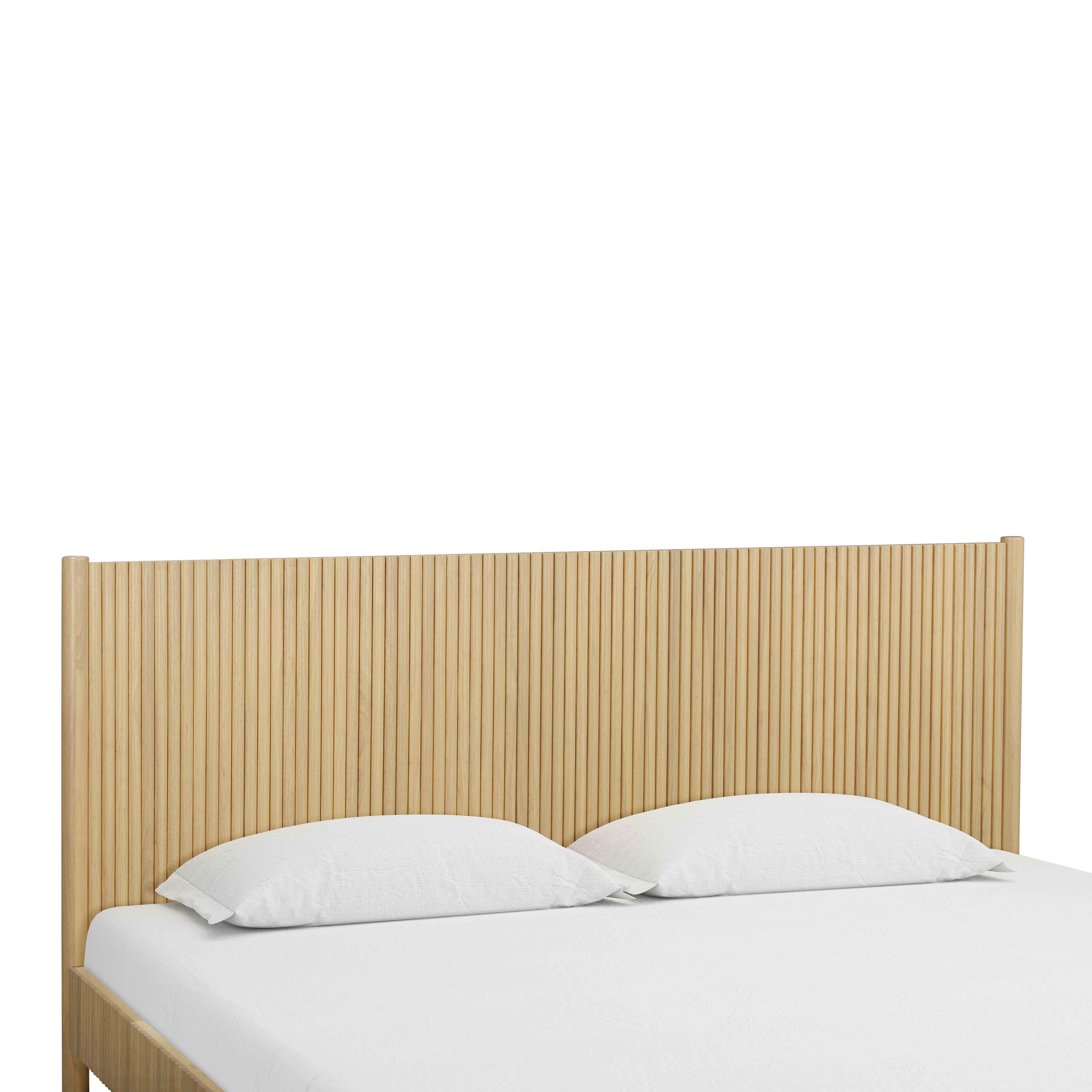 Tyla Natural Wood King Bed