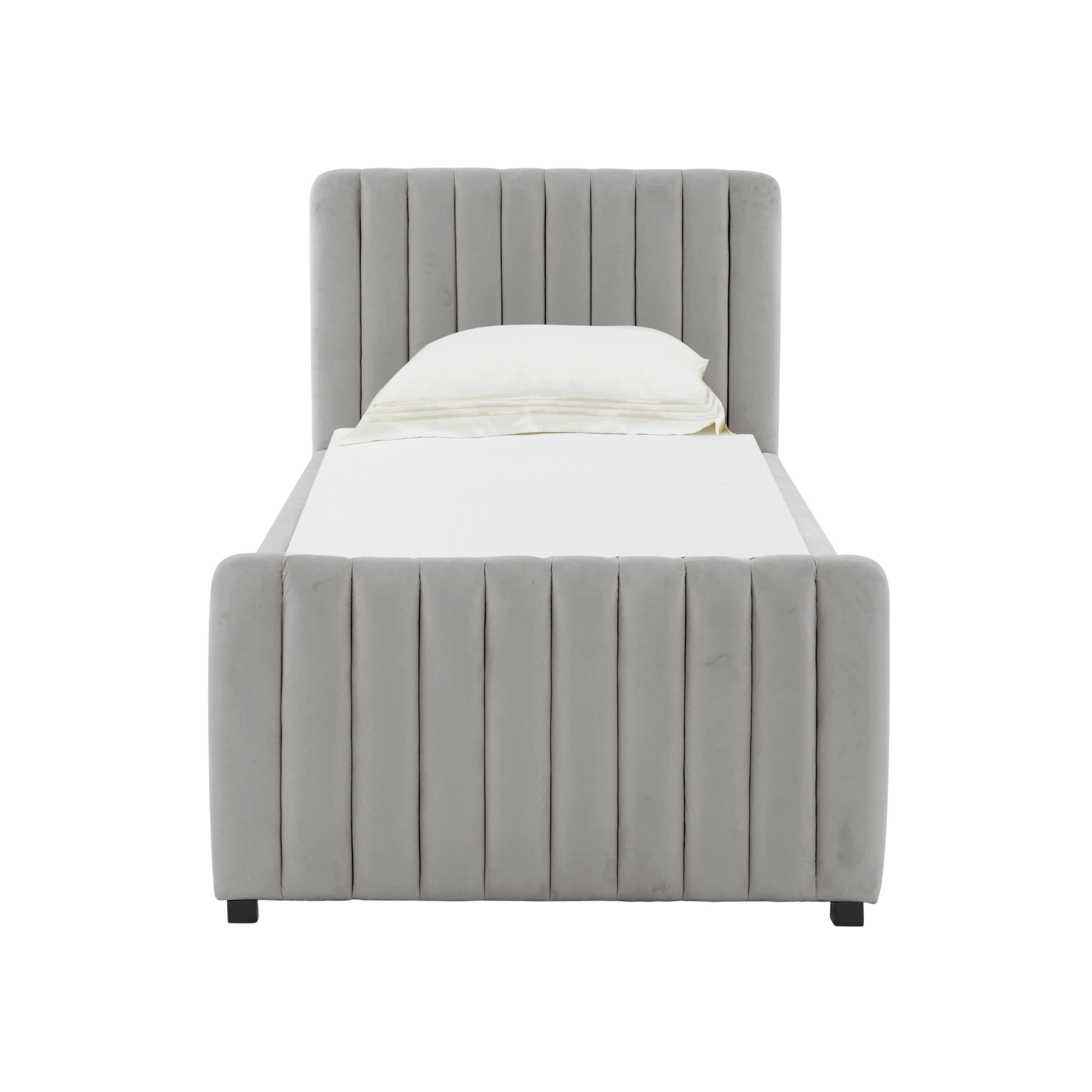 Angela Grey Trundle in Twin