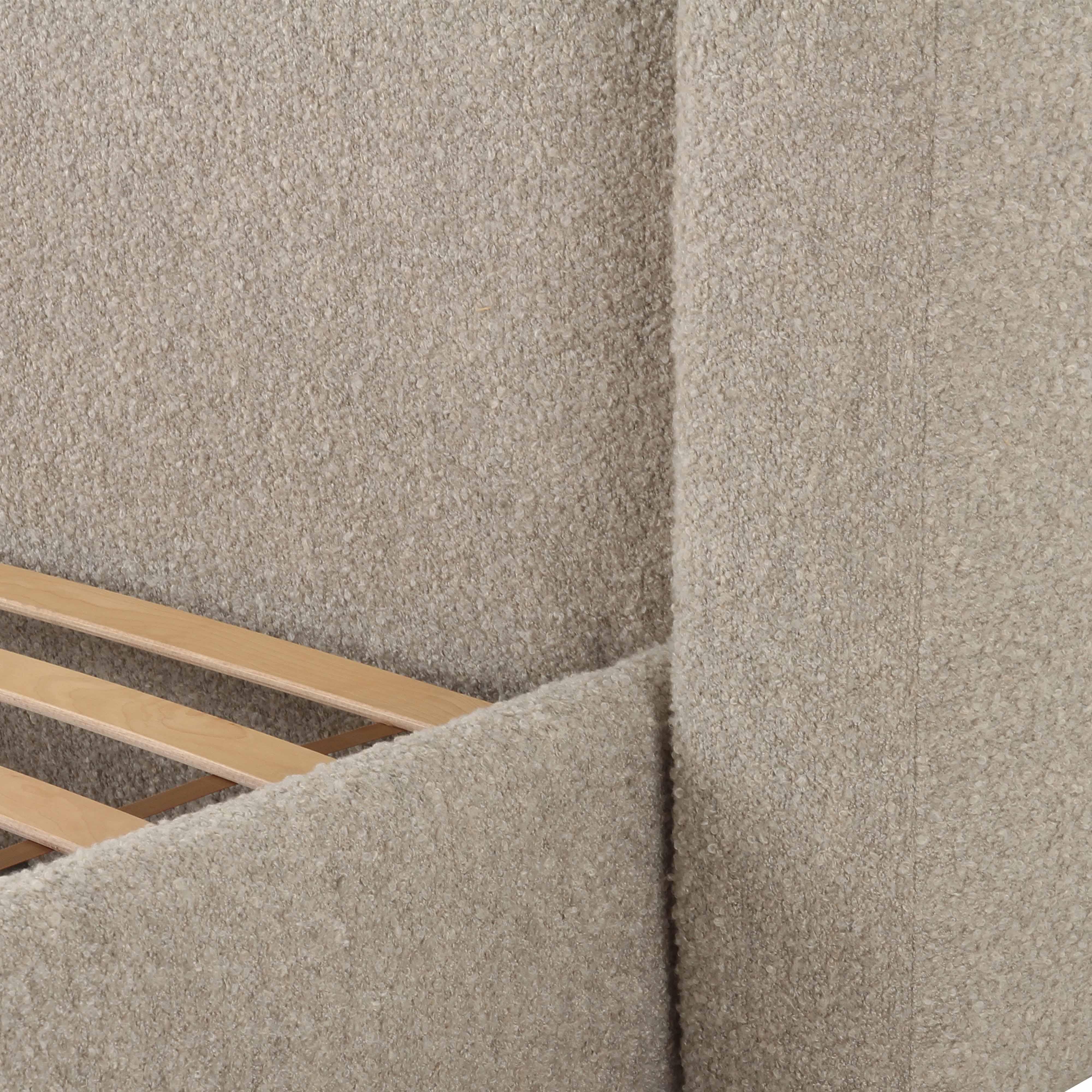 Babette Tan Boucle King Bed