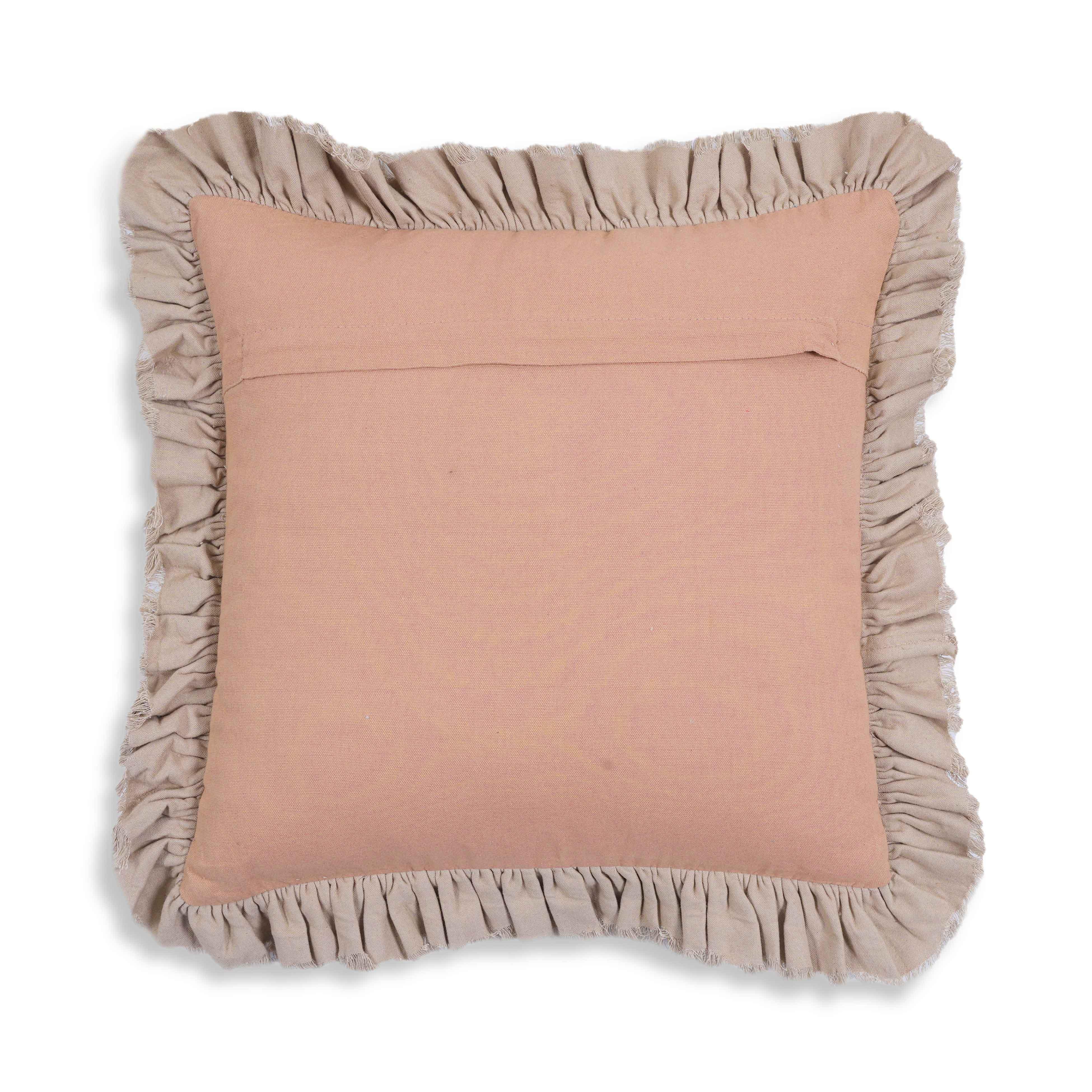 Alessia Distressed Pink Velvet Pillow