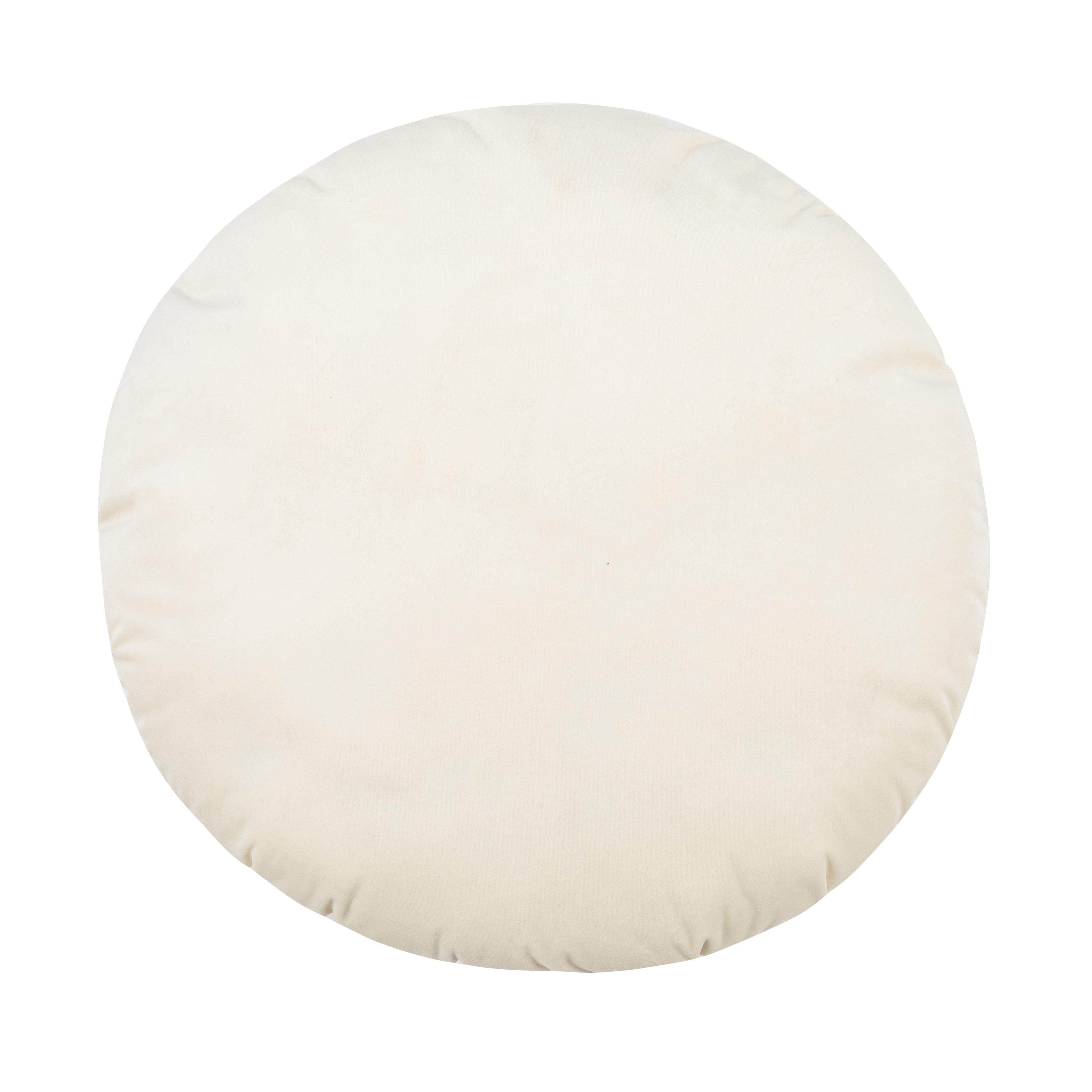 Potter 20 Inch Cream Velvet Pillow