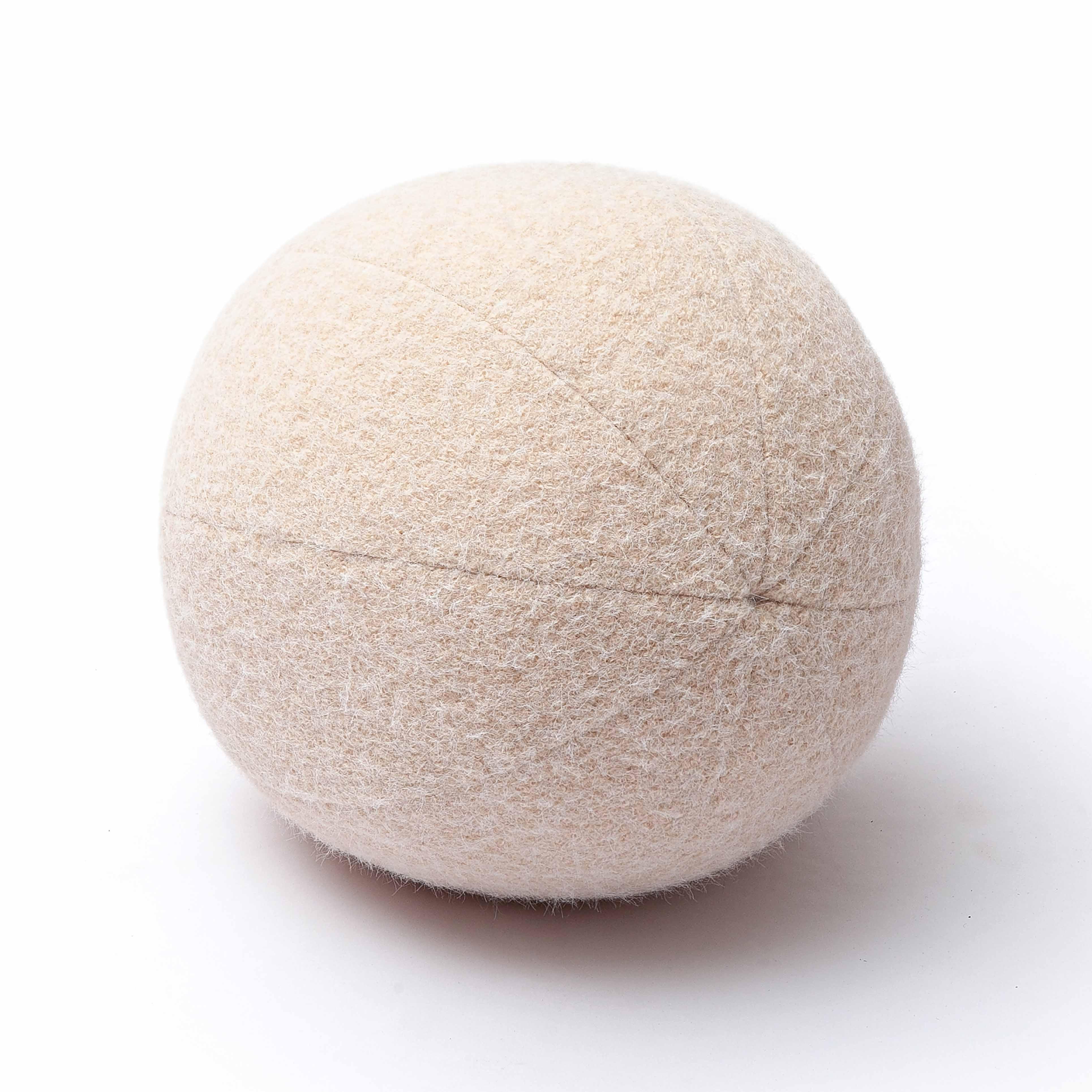 Boba Rose-Tan Long Mohair 9" Pillow