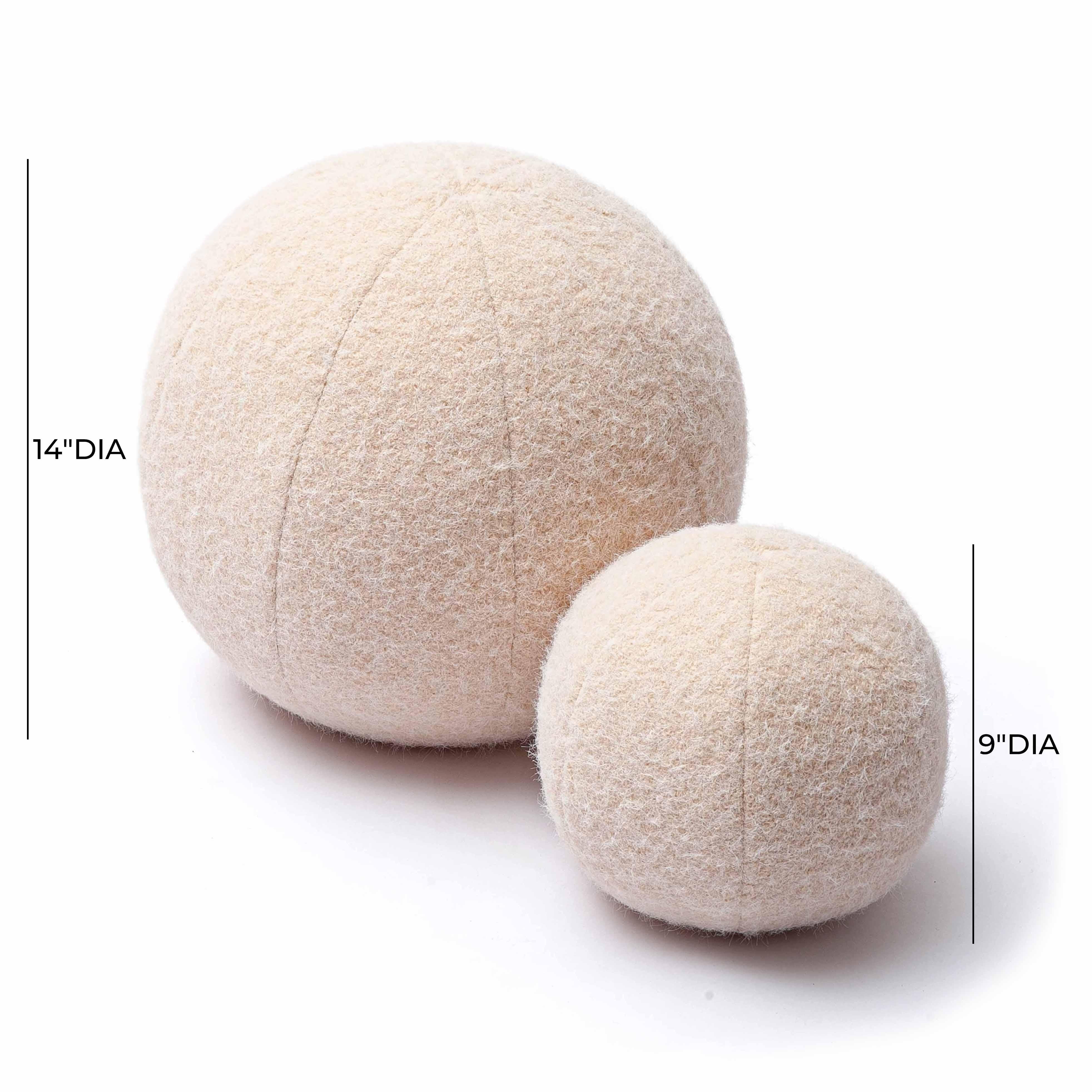Boba Rose-Tan Long Mohair 9" Pillow