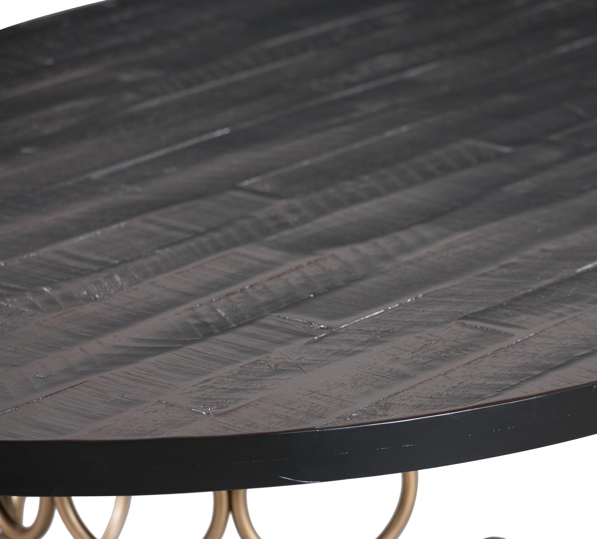 Valentina Brass Round Dining Table - UK