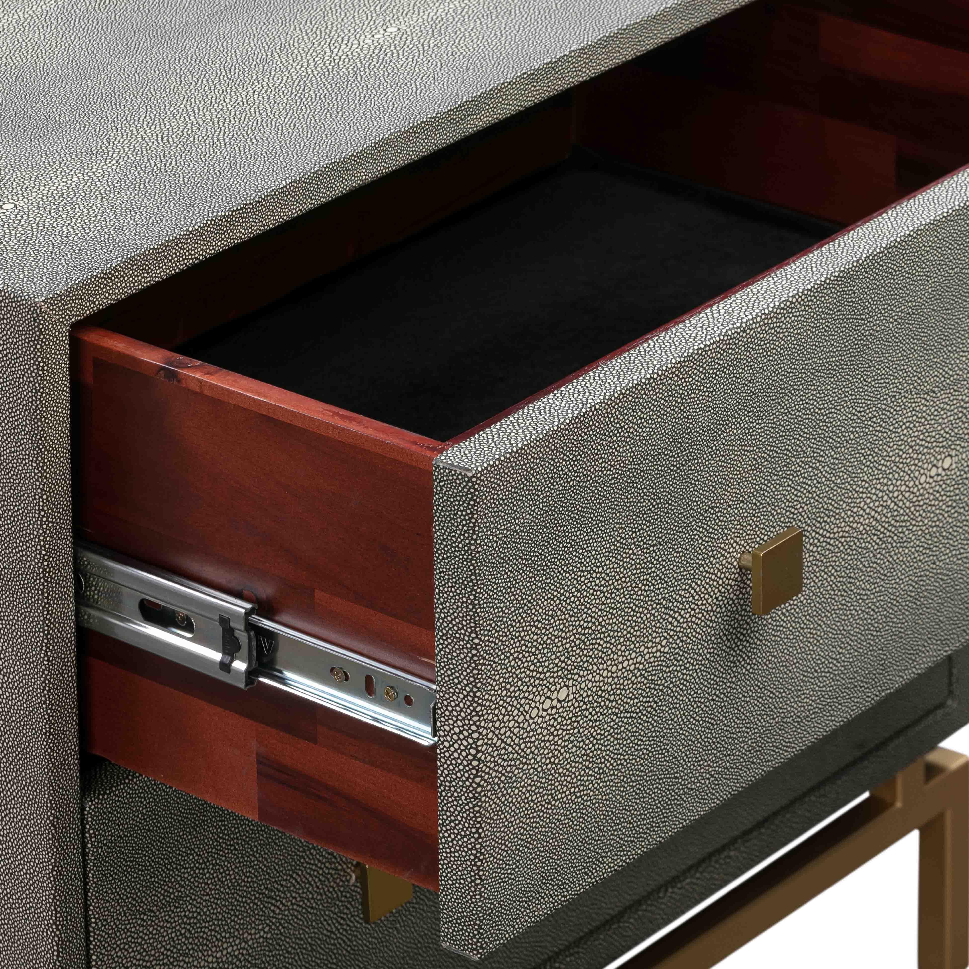 Pesce Shagreen Nightstand - UK