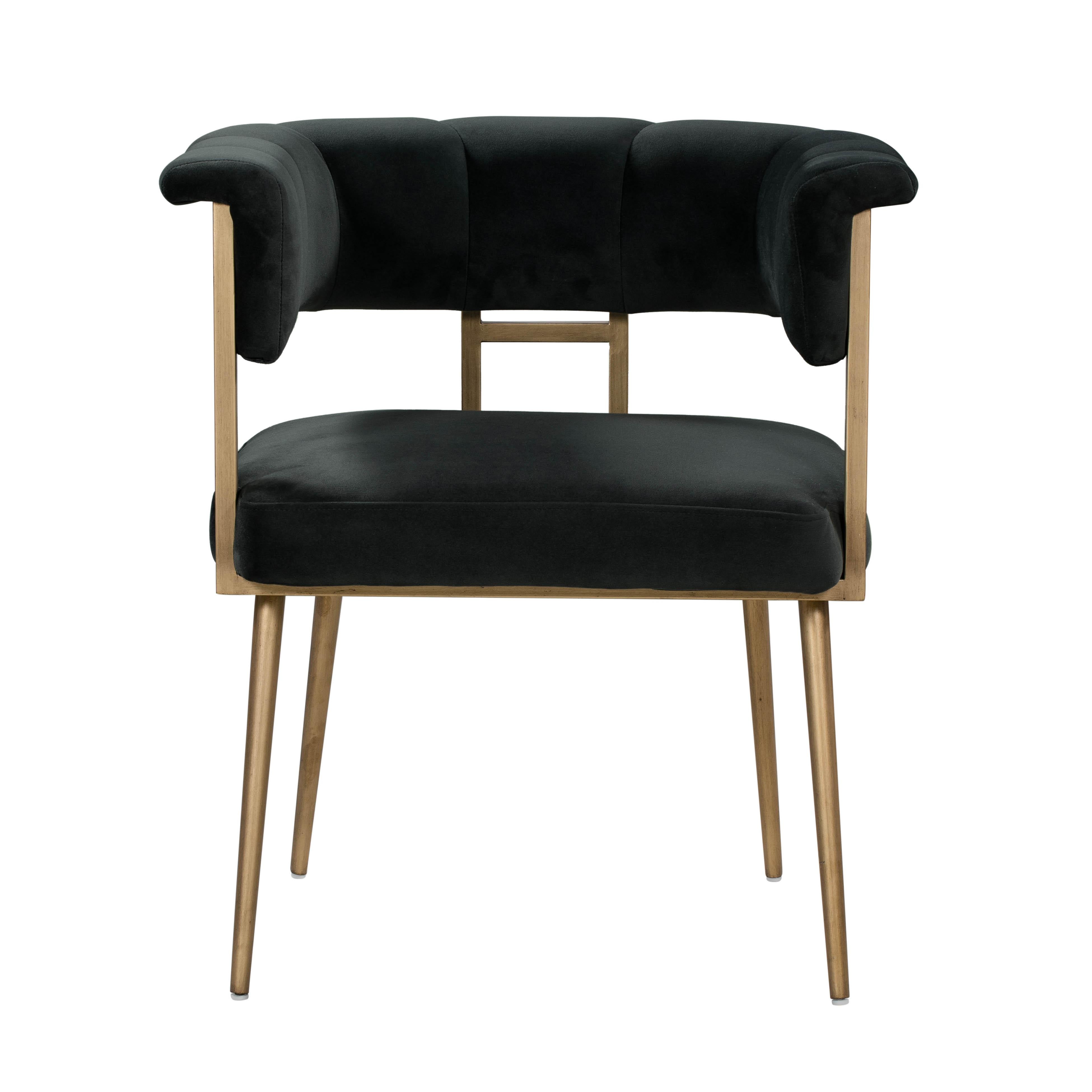 Astrid Grey Velvet Chair - UK