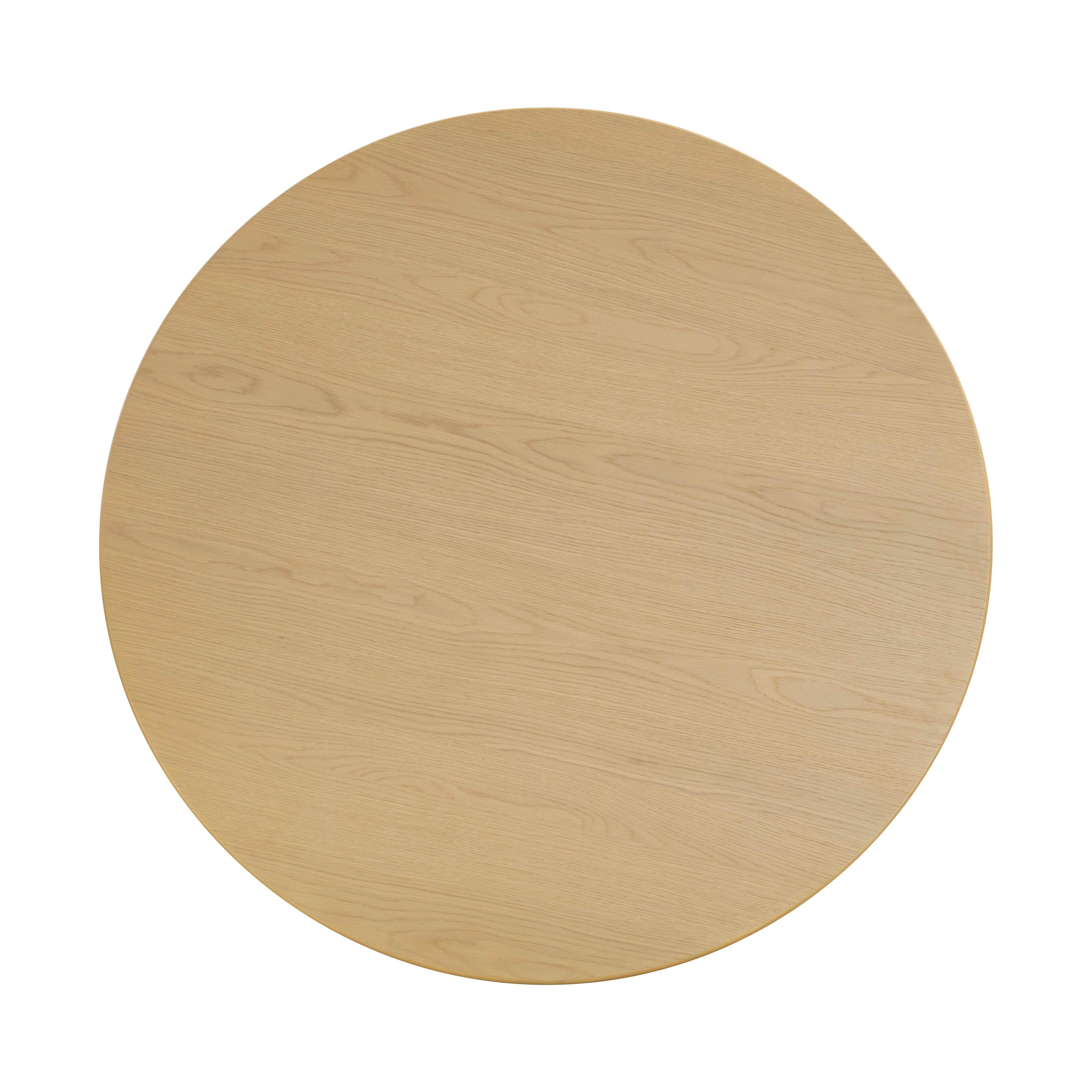 Chelsea Natural Oak Wood Round Dining Table - UK