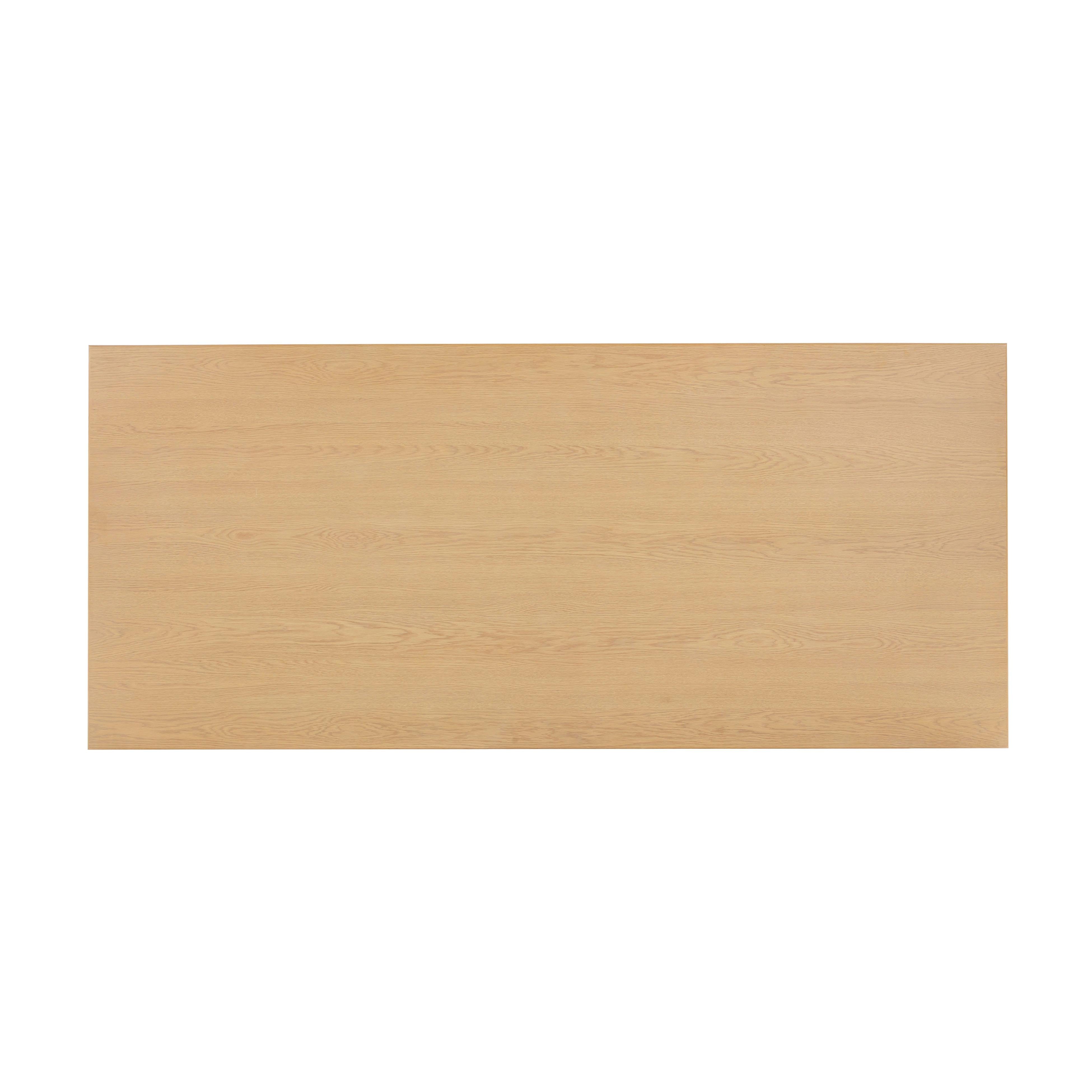 Chelsea Natural Oak Wood Rectangular Dining Table