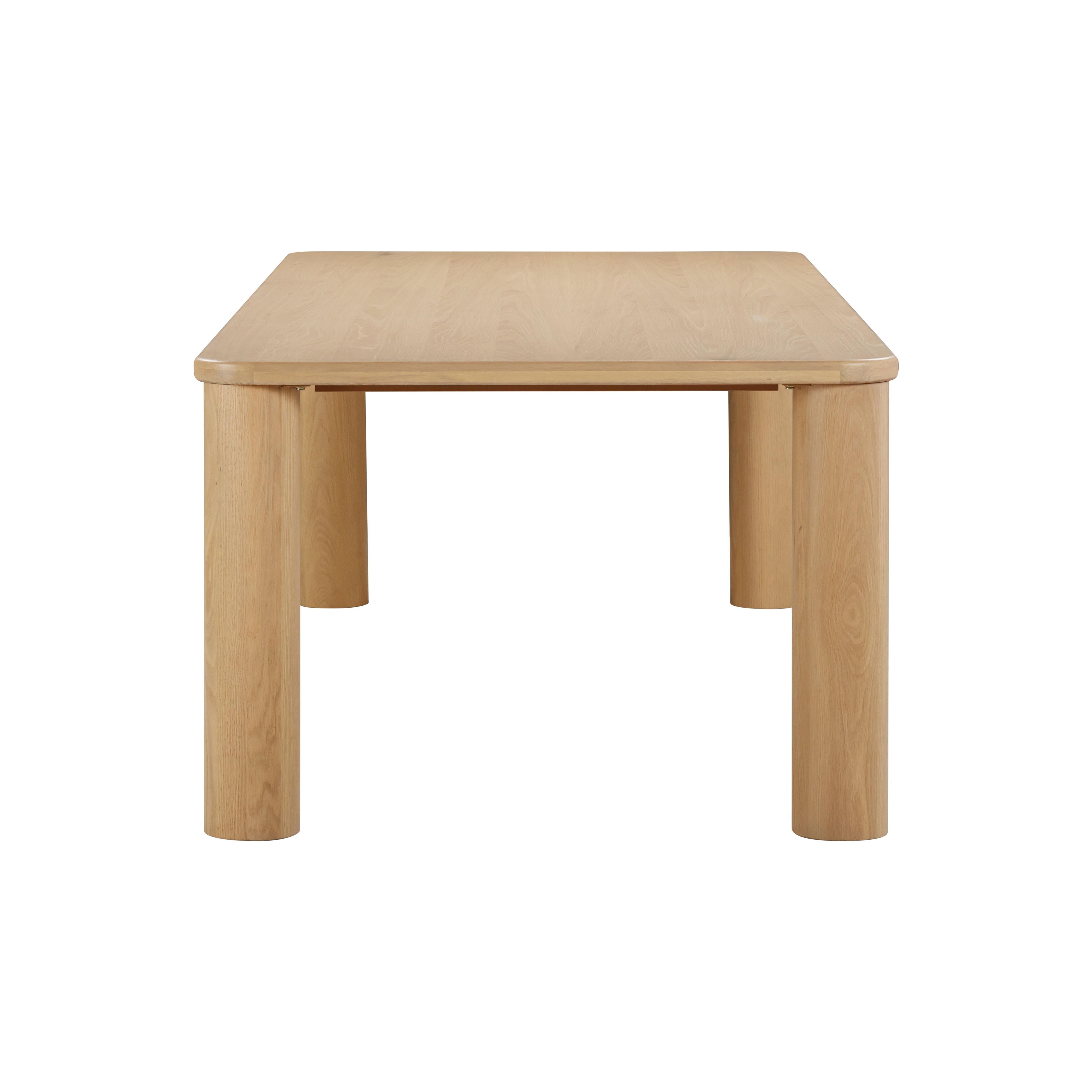 Akola Natural Oak Rectangular Dining Table