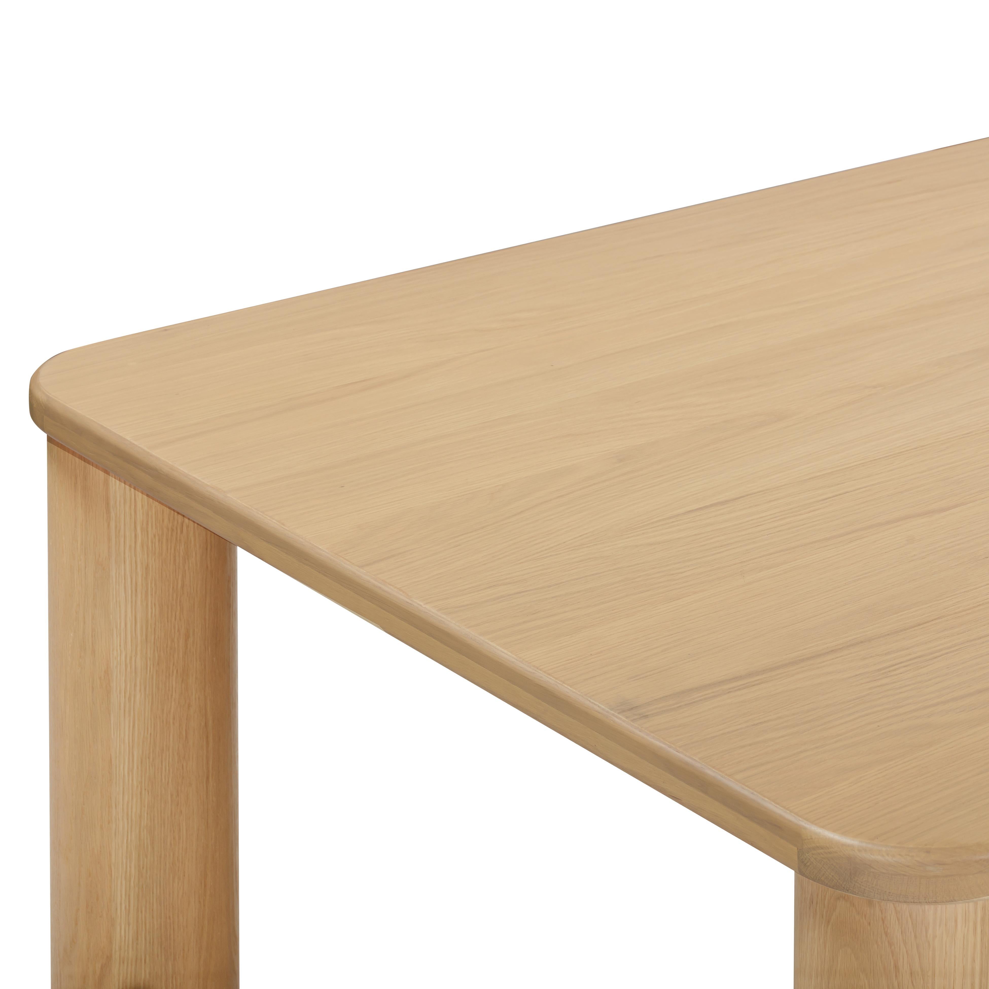 Akola Natural Oak Rectangular Dining Table