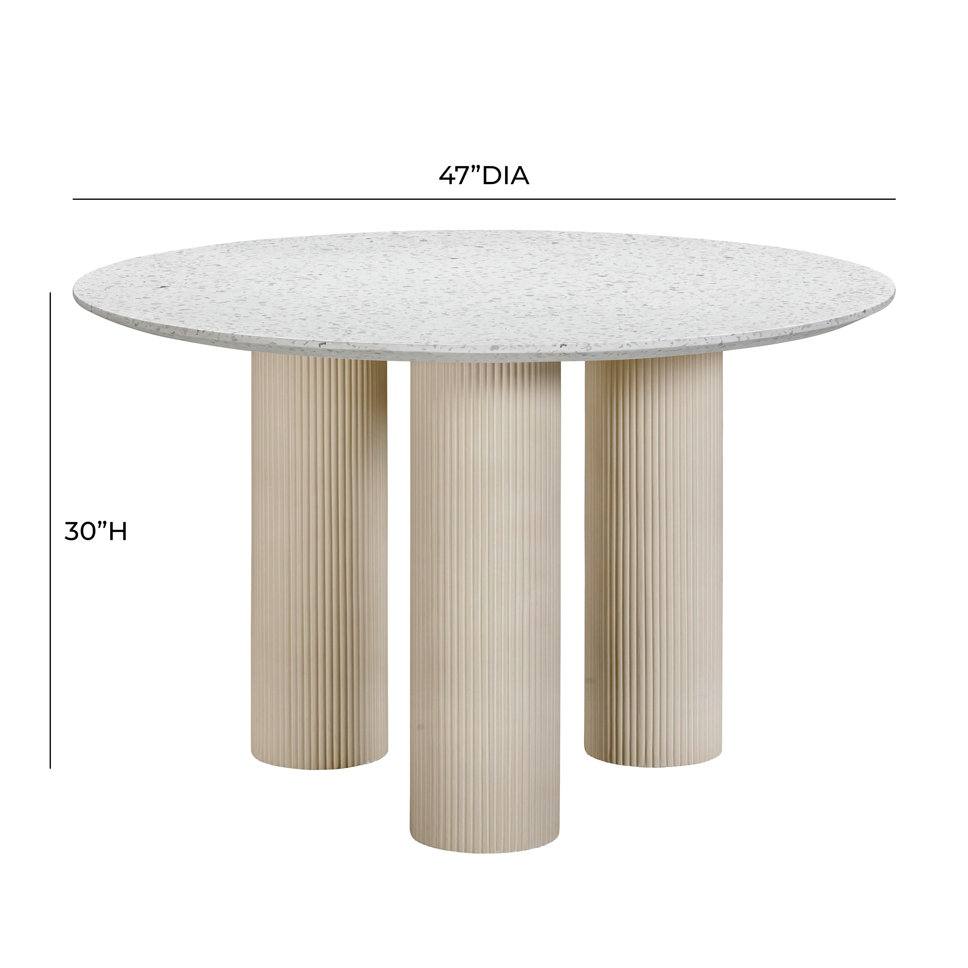 Parcino Terrazzo Concrete Indoor / Outdoor Dining Table - UK