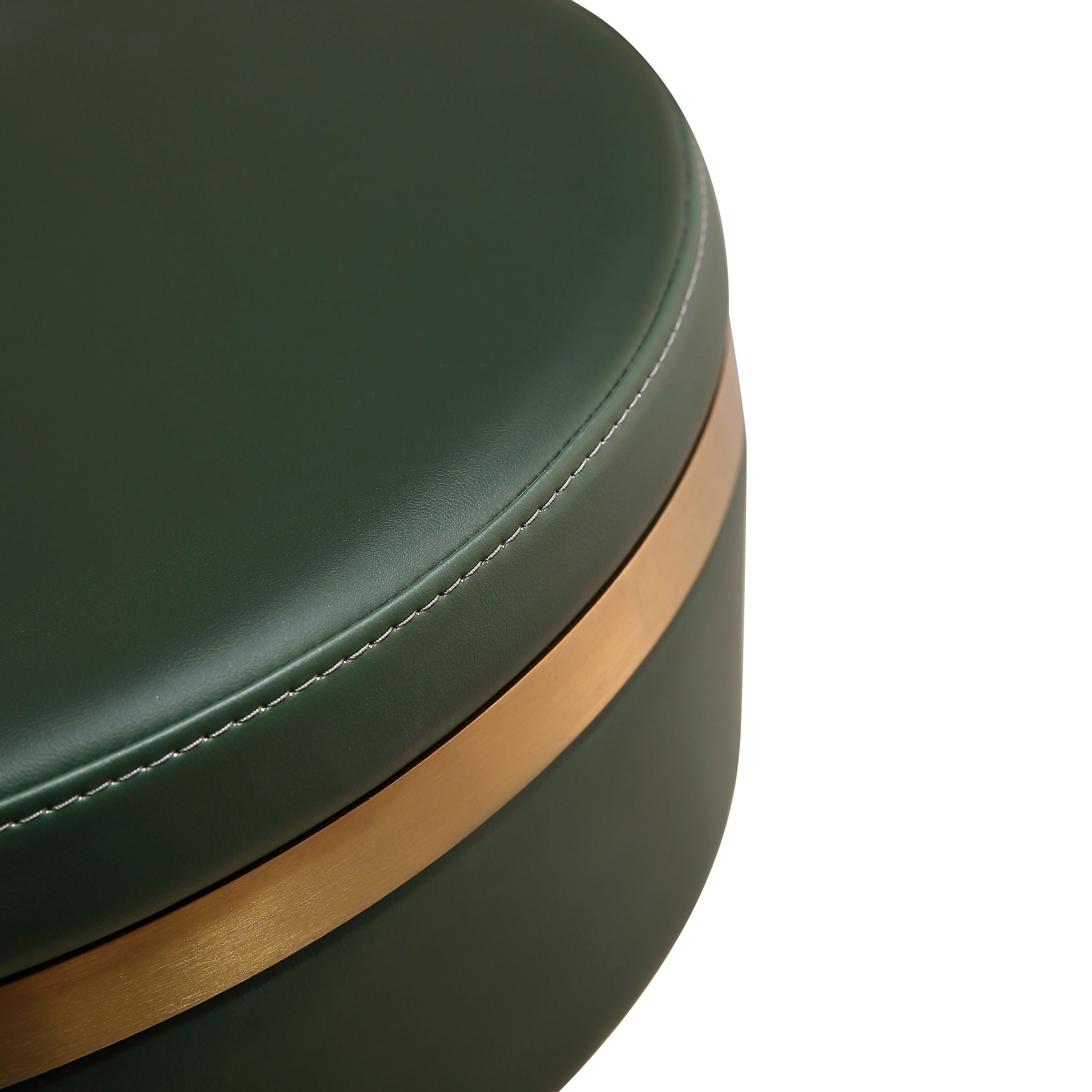 Astro Malachite Green and Gold Adjustable Stool - UK