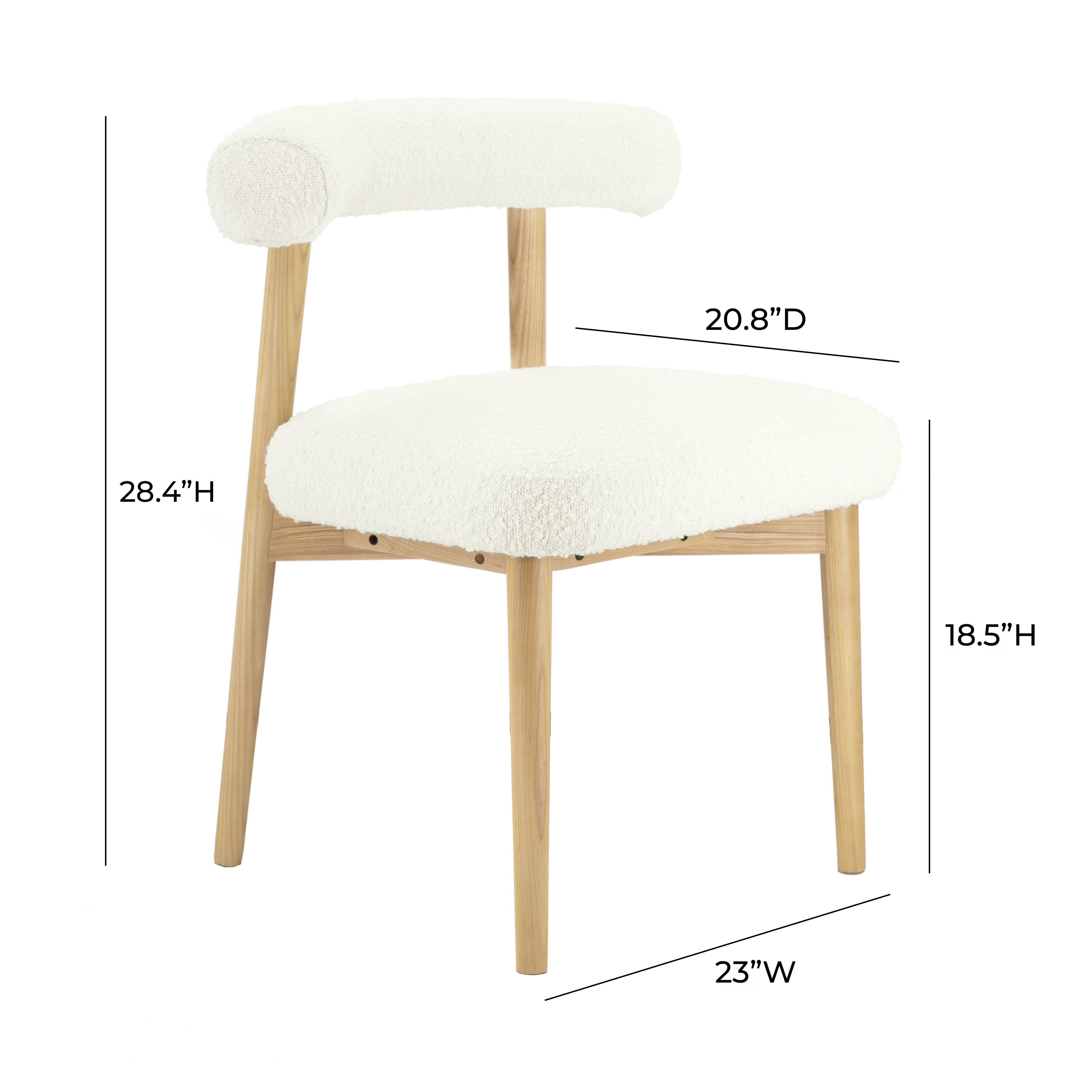 Spara Cream Performance Boucle Side Chair