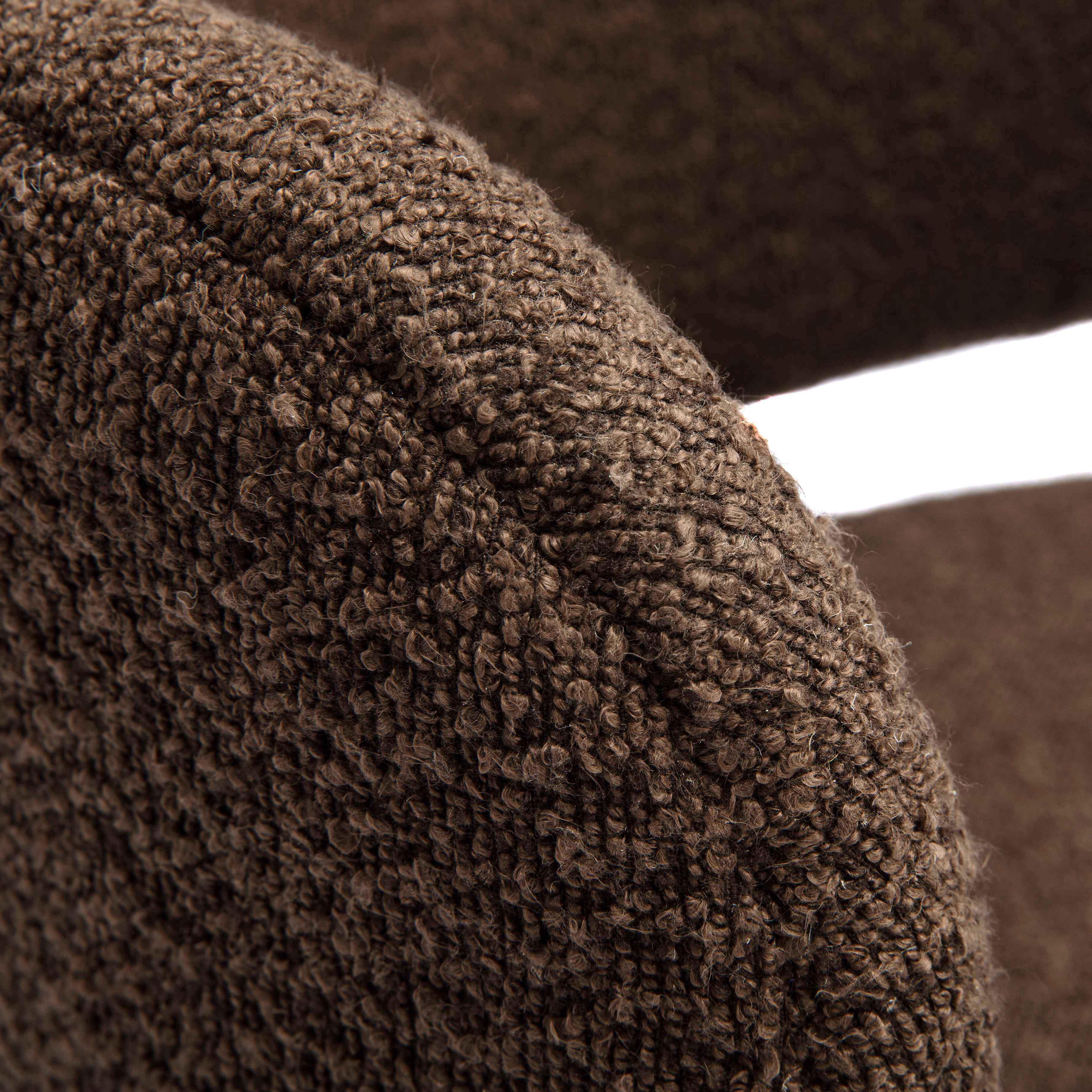 Margaret Chocolate Brown Boucle Dining Chair - UK