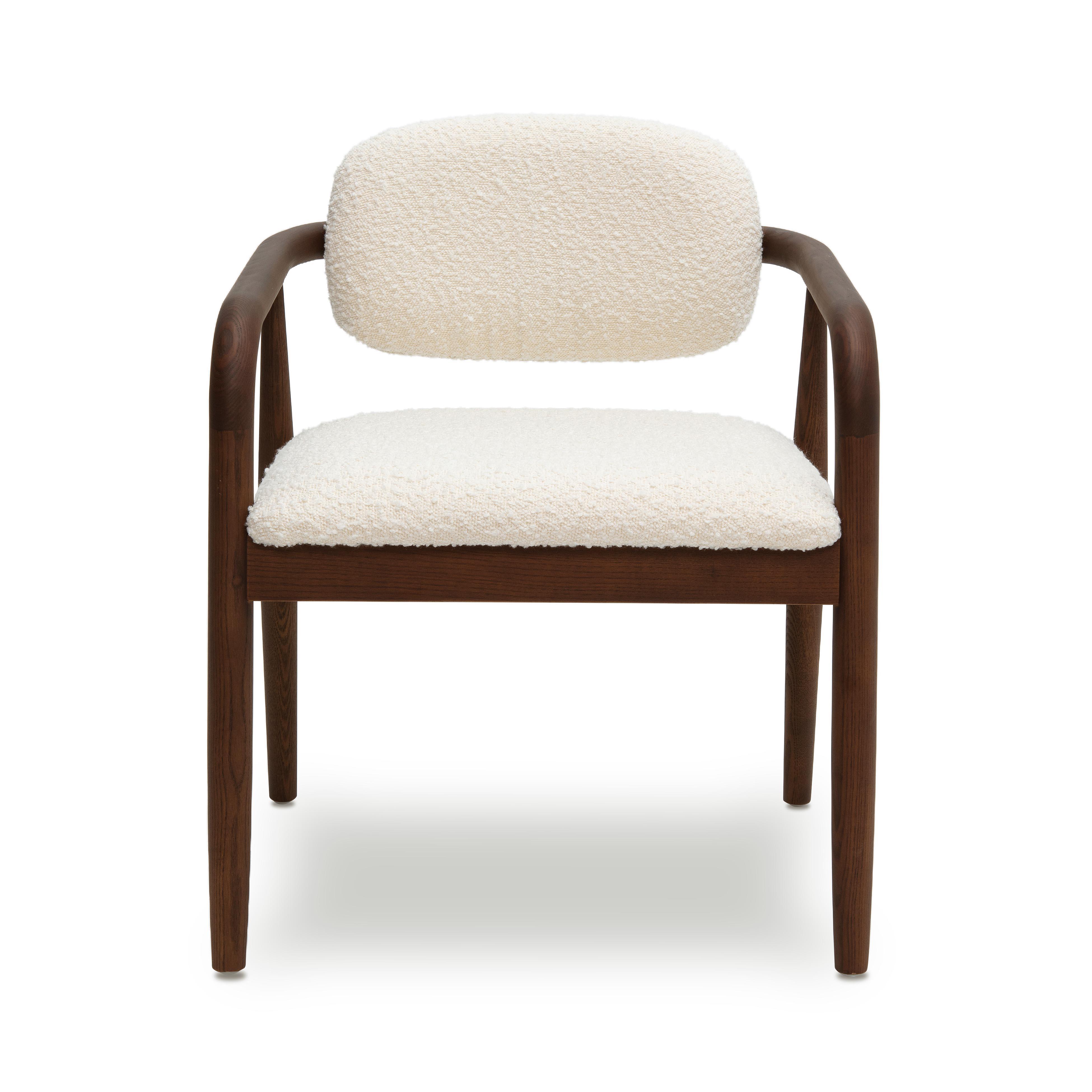 Betsy Cream Performance Boucle Dining Chair