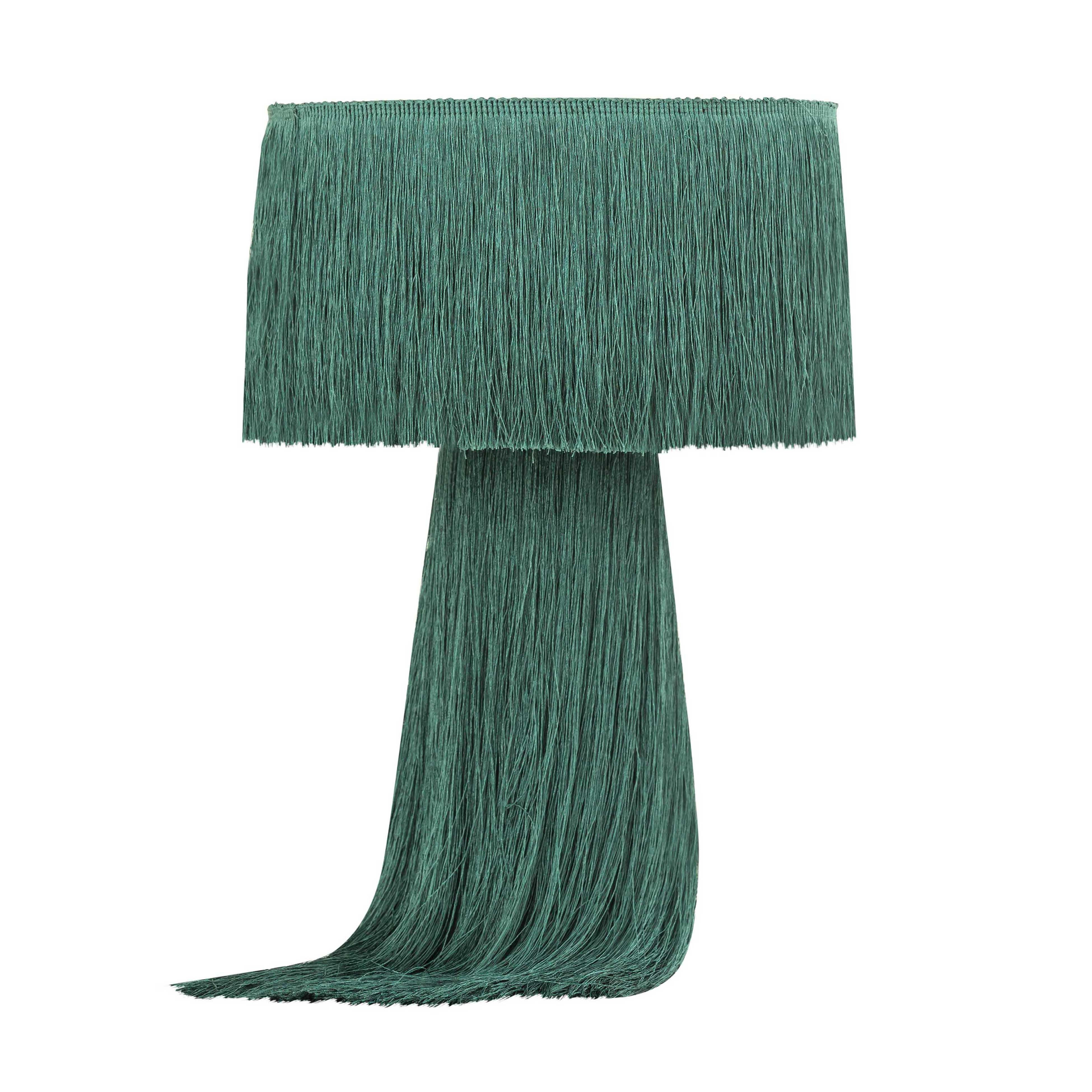 Atolla Emerald Tassel Table Lamp - UK