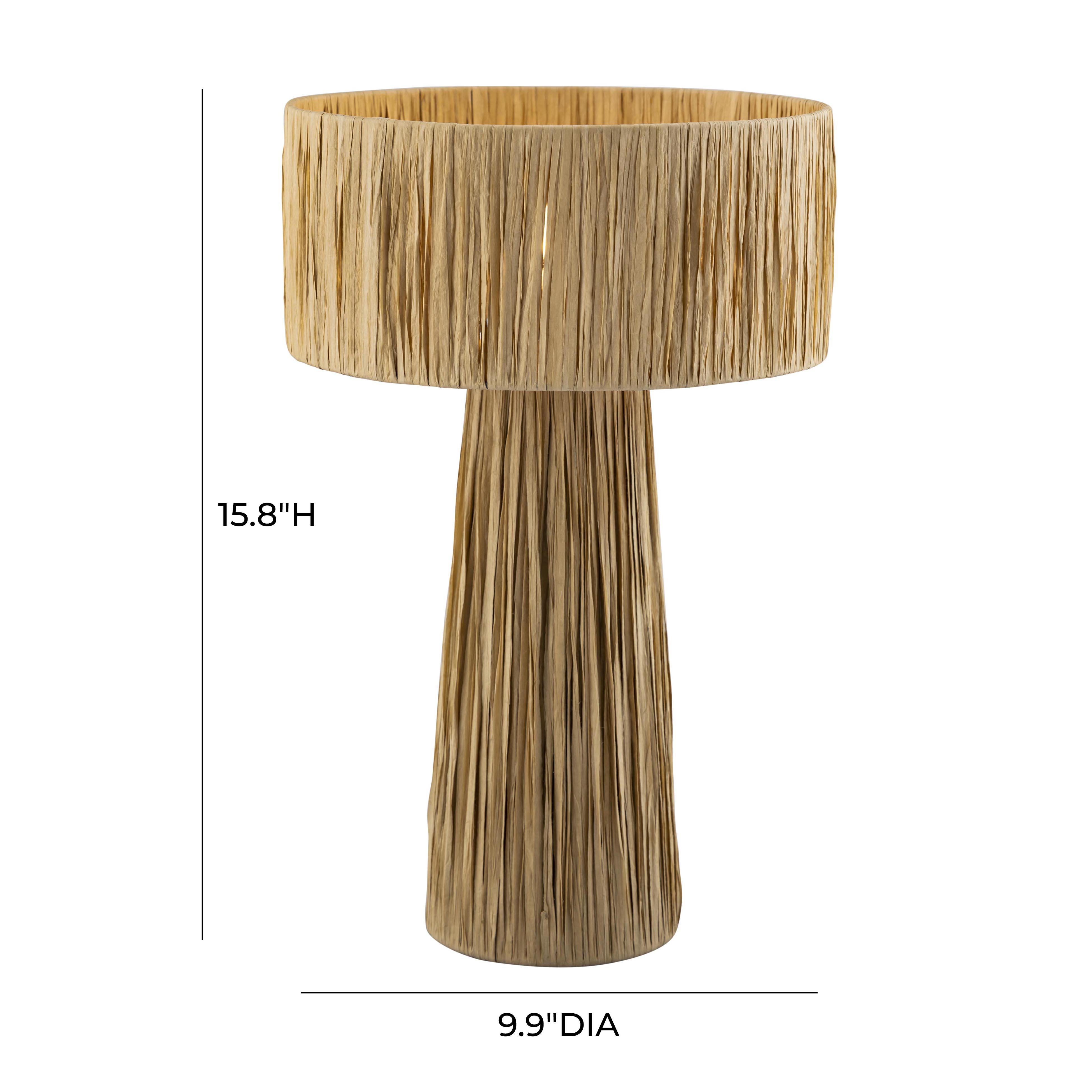 Shelby Raffia Natural Table Lamp