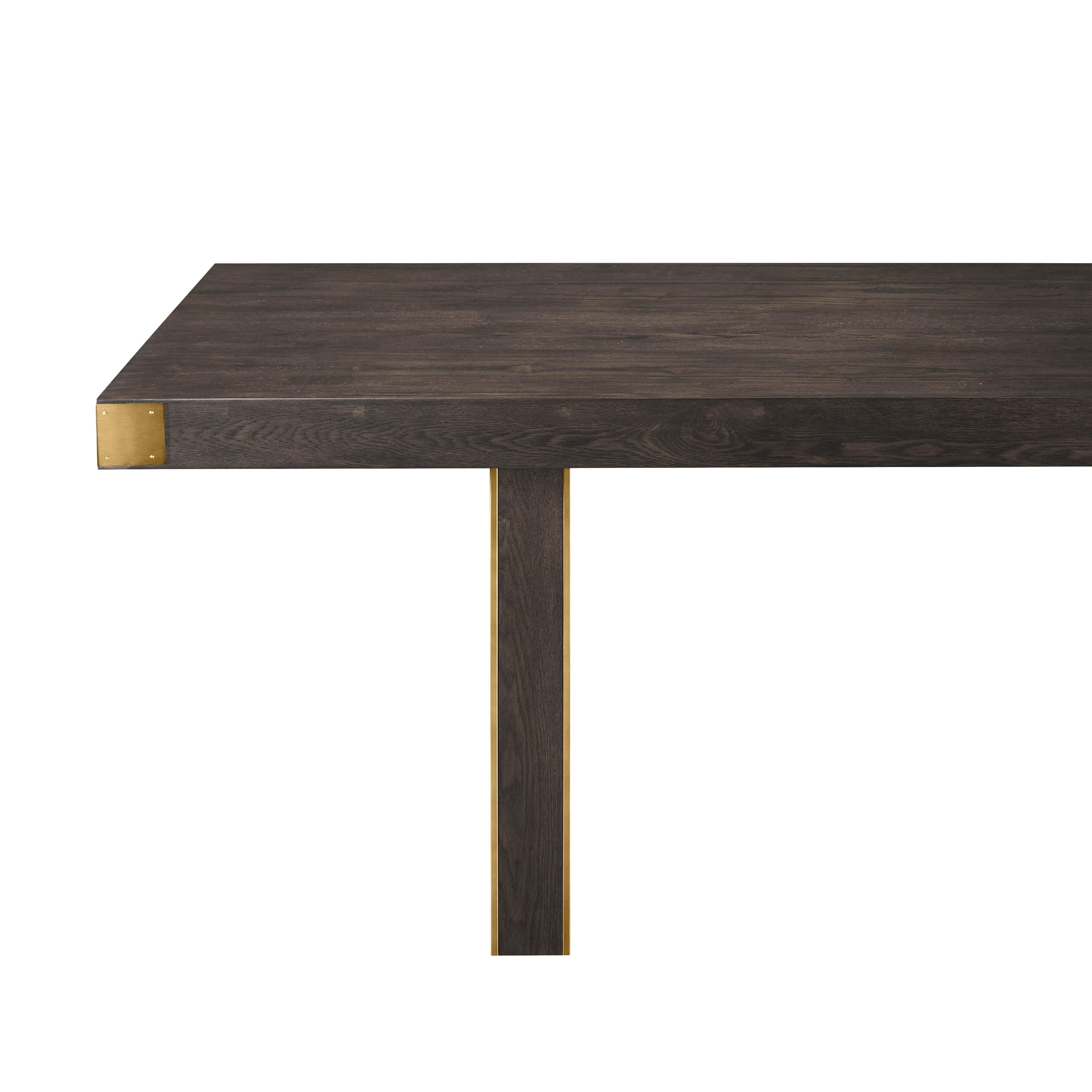 Selena Chocolate Brown Ash Dining Table