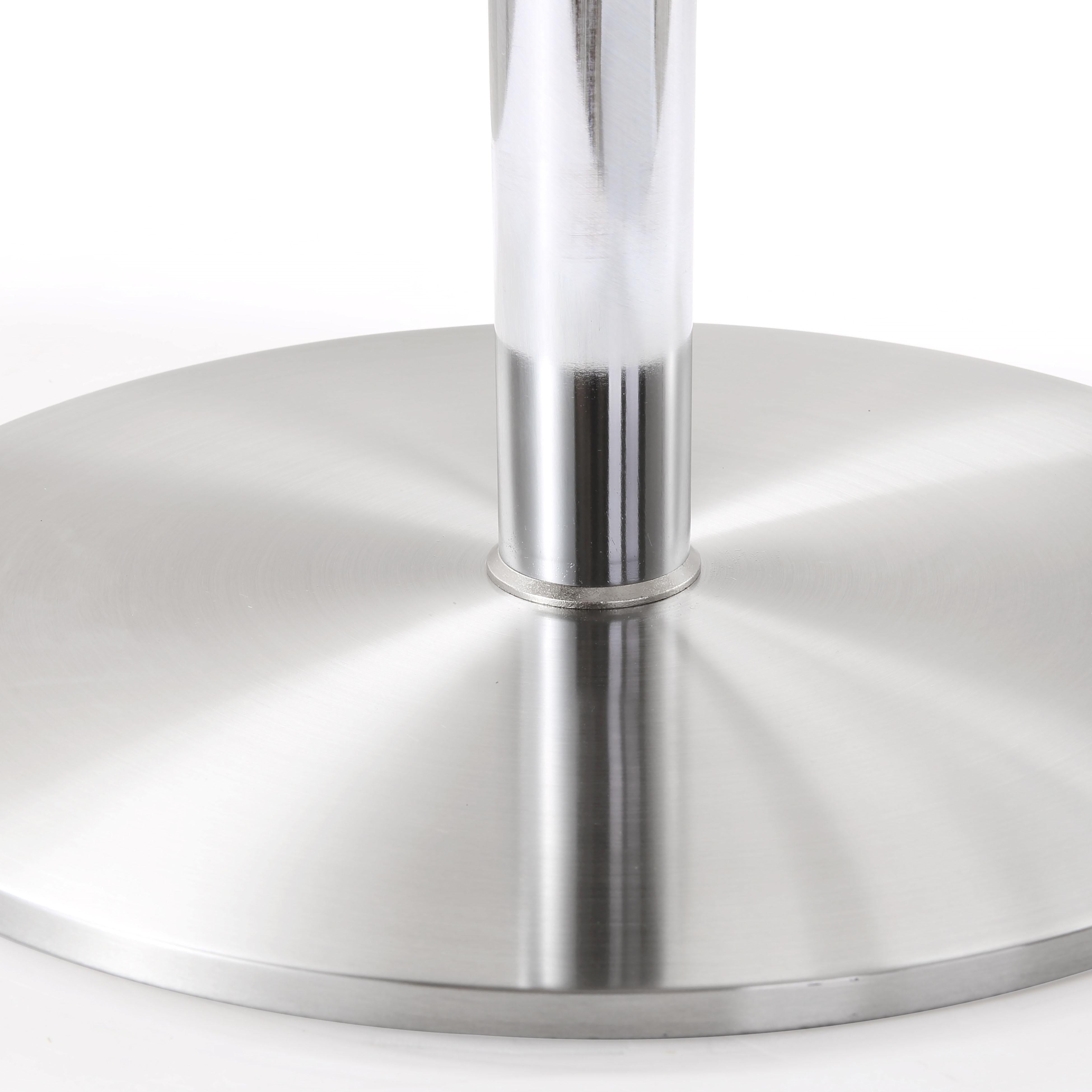 Amalfi Black Vegan Leather Adjustable Stool - UK