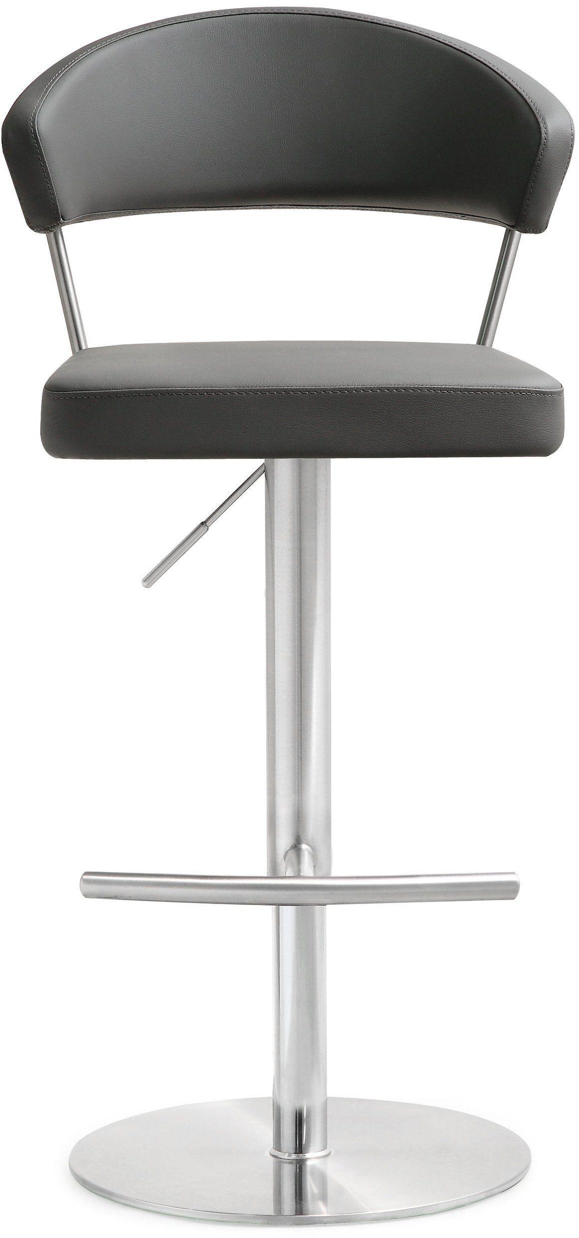 Cosmo Grey Stainless Steel Barstool - UK