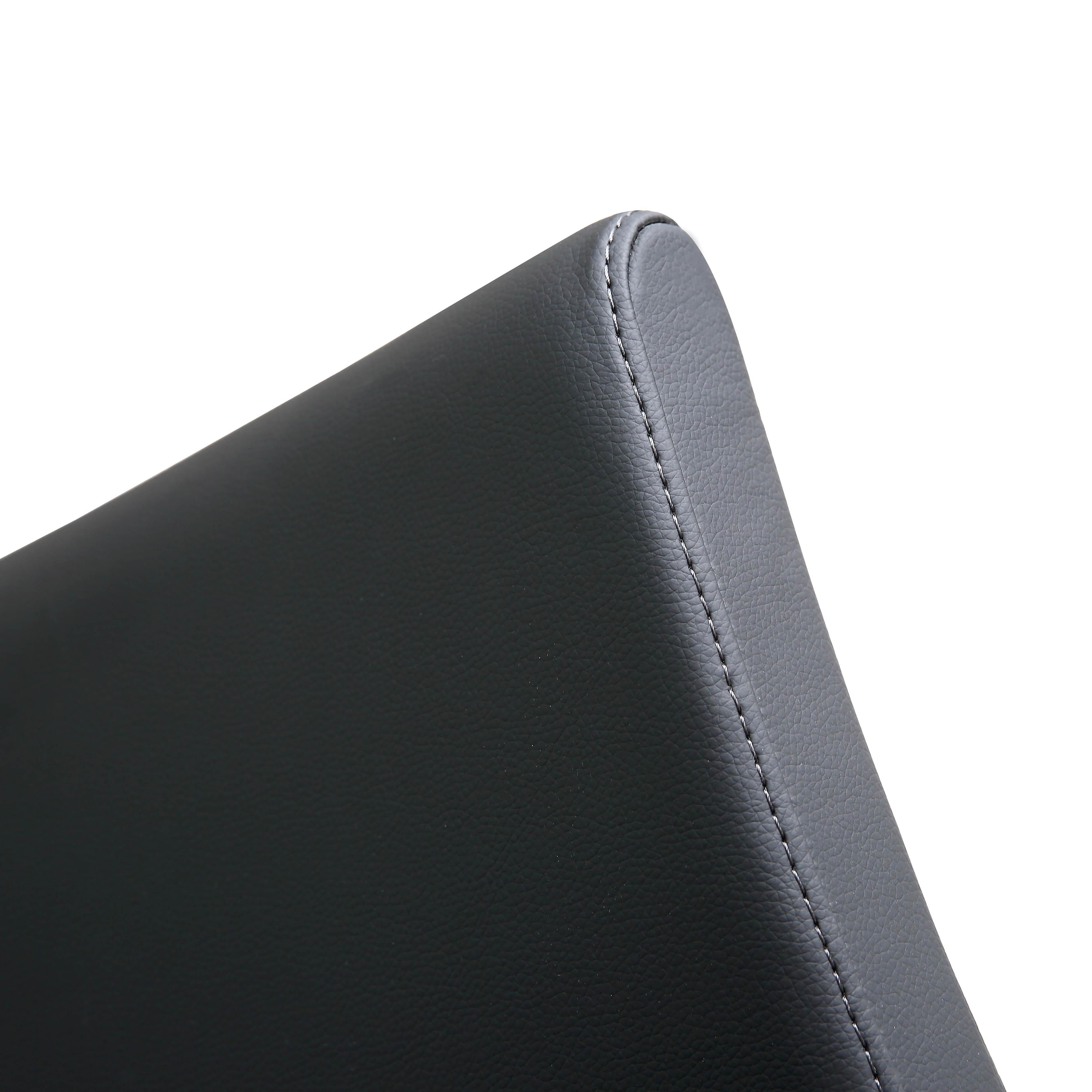 Denmark Black Stainless Steel Barstool - Set of 2 - UK