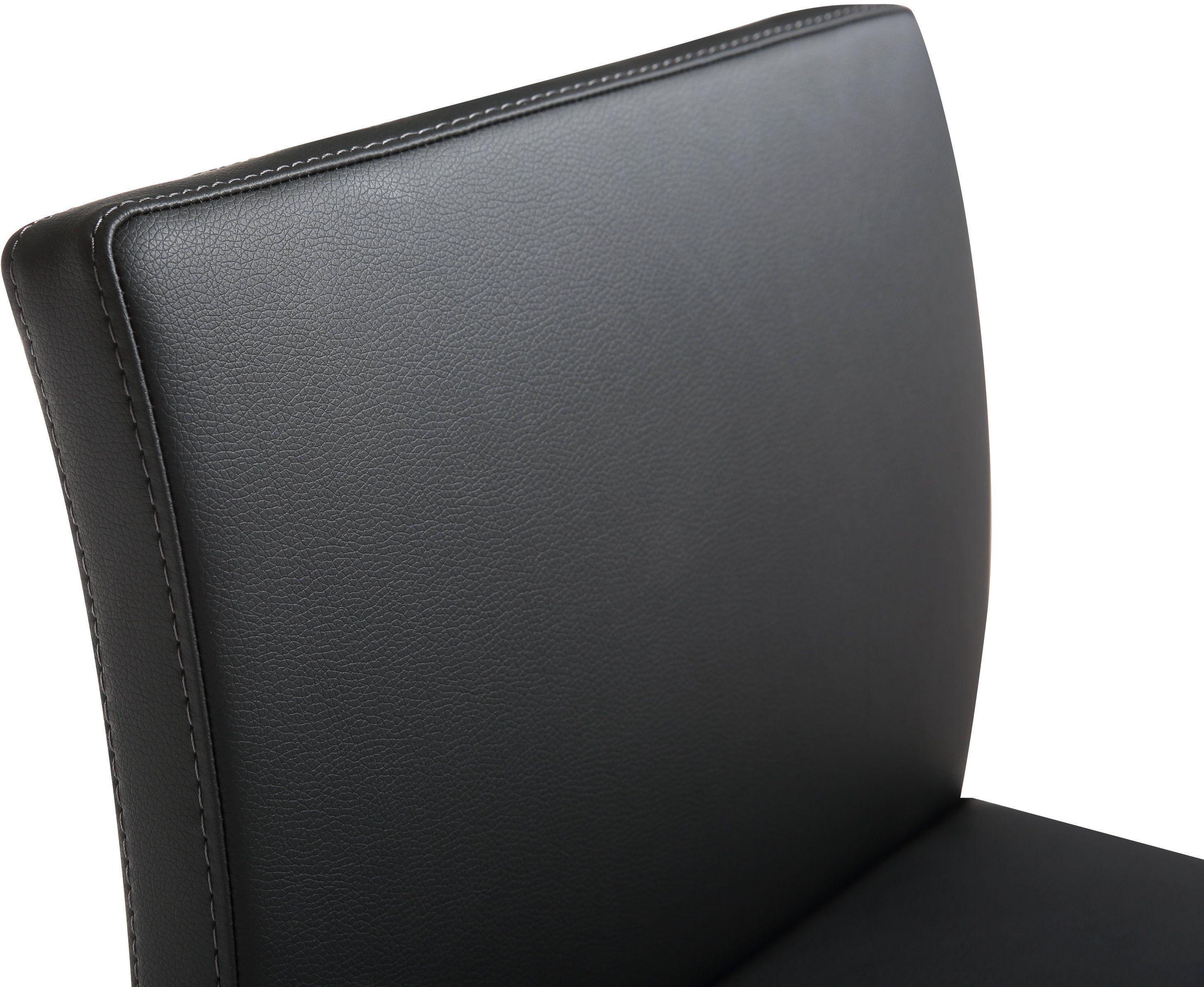 Parma Black Gold Steel Counter Stool - Set of 2 - UK