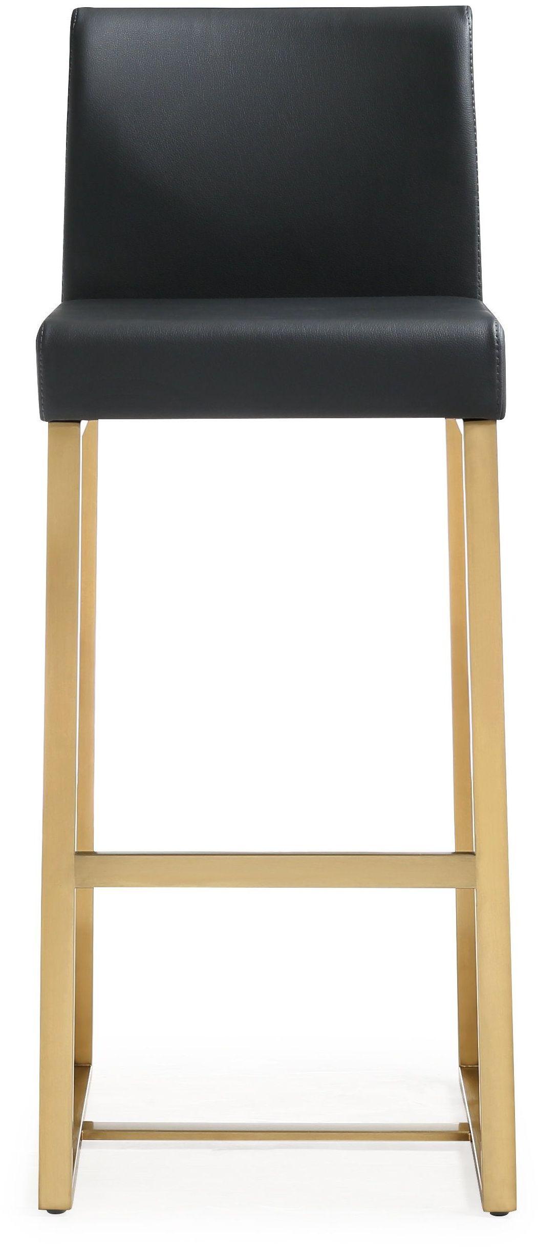Denmark Black Gold Steel Barstool - Set of 2 - UK