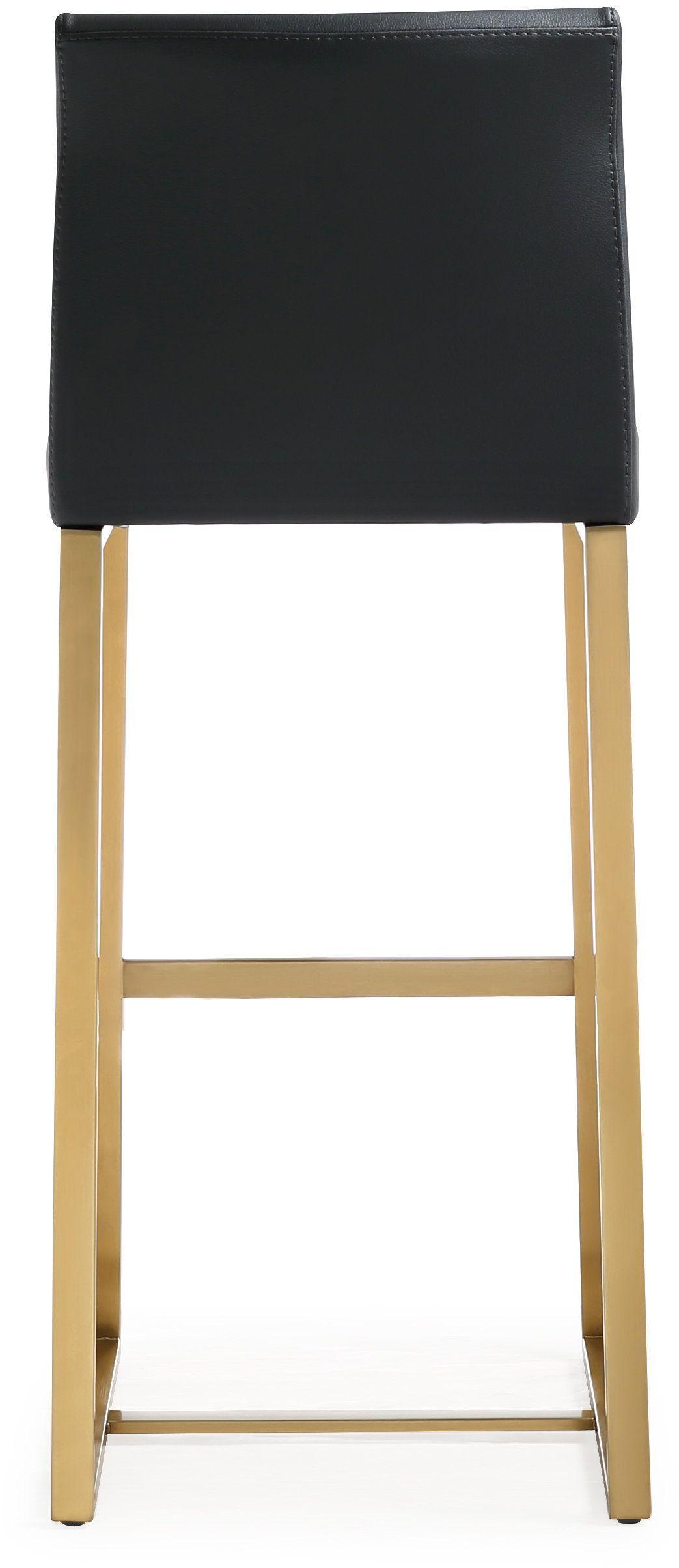 Denmark Black Gold Steel Barstool - Set of 2 - UK