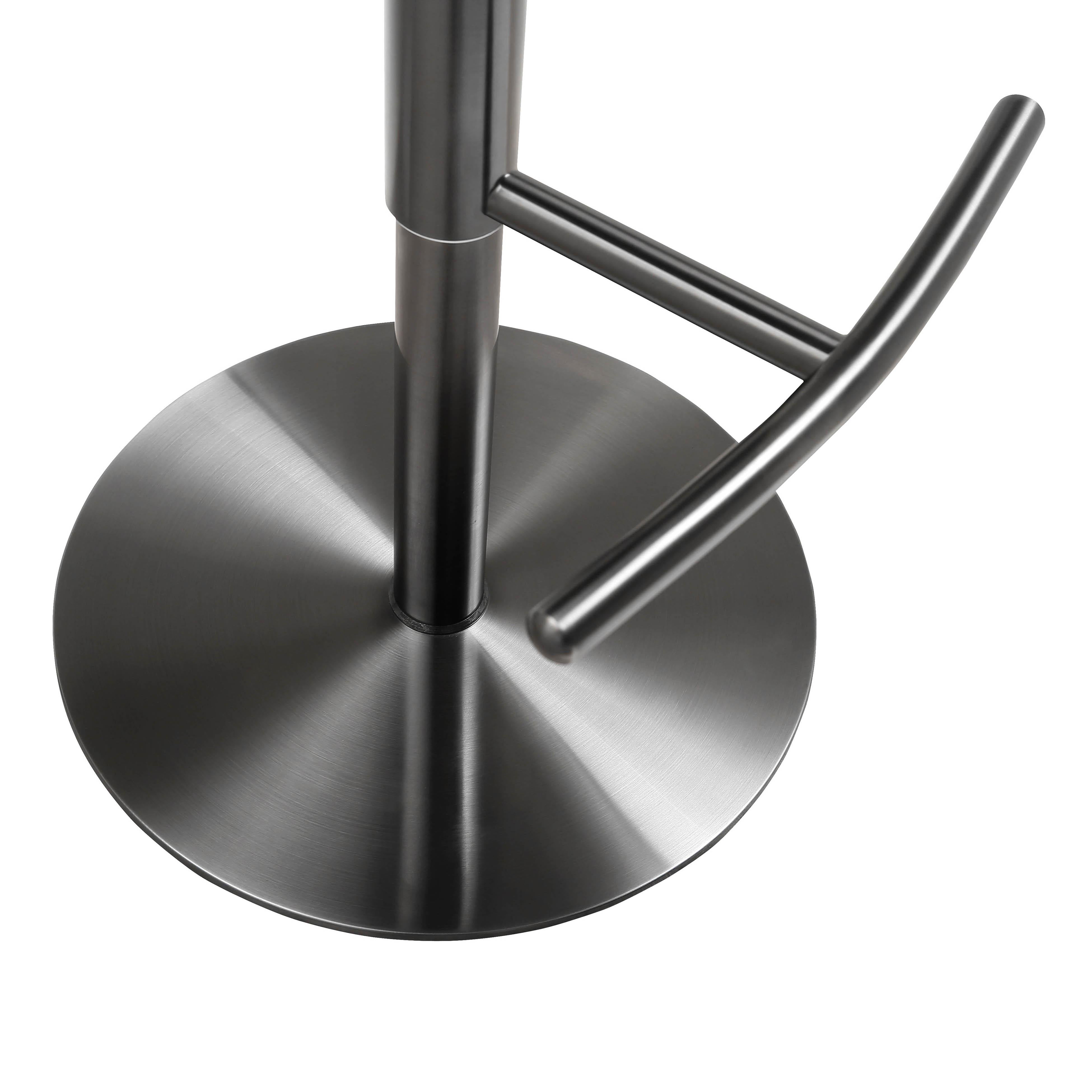 Cosmo Black Performance Vegan Leather on Black Steel Barstool - UK