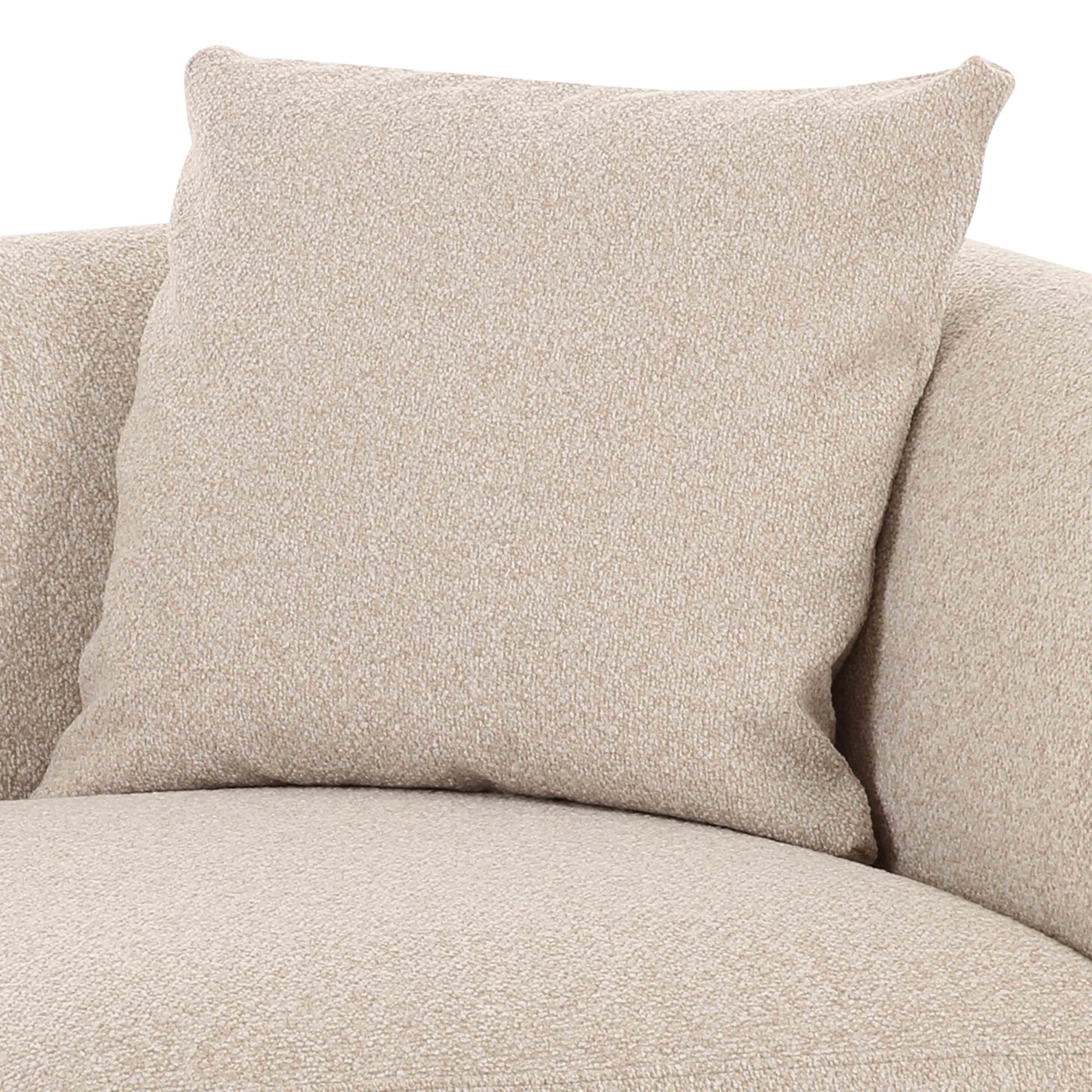 Sylvie Cream Boucle Corner Chair