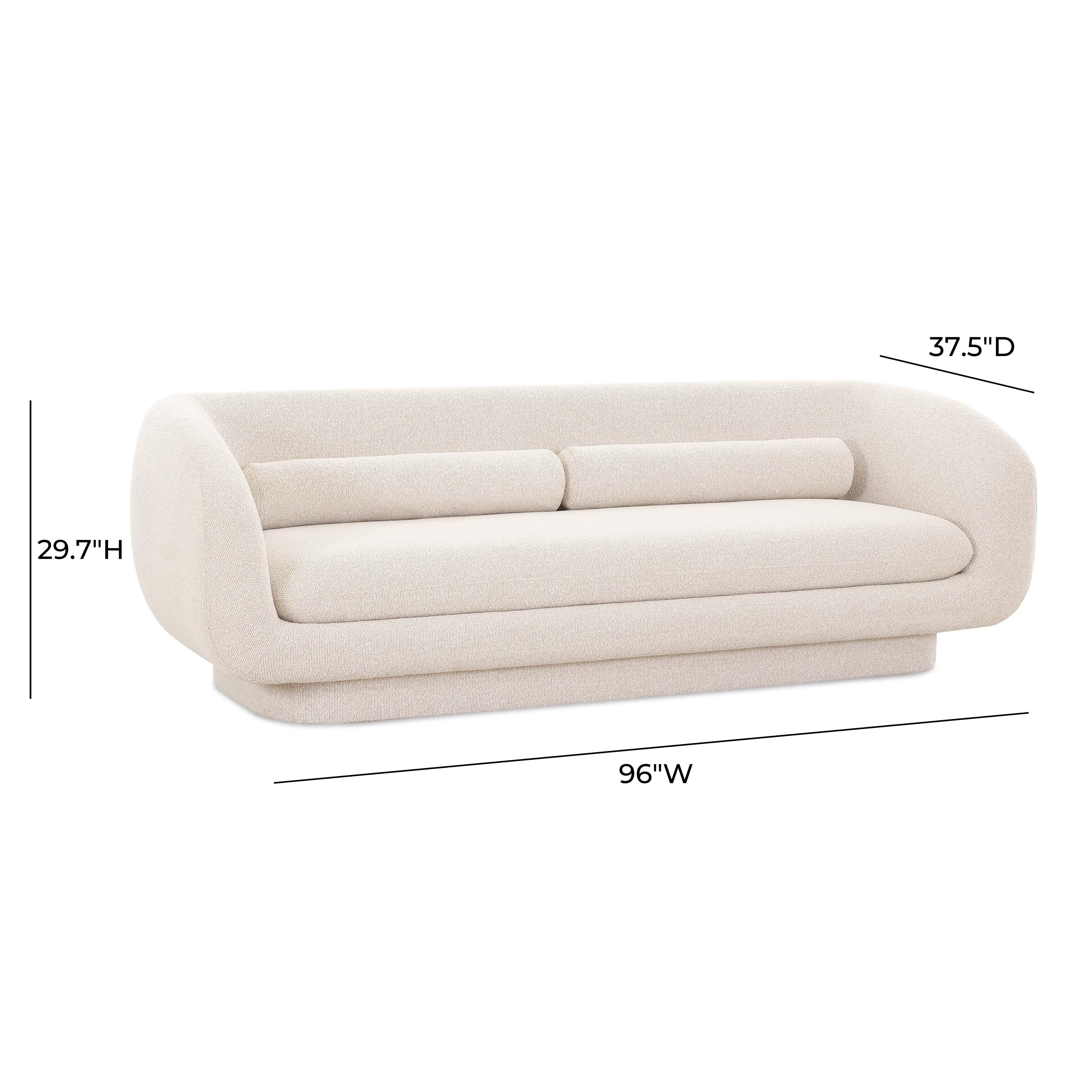 Simone Cream Boucle Sofa